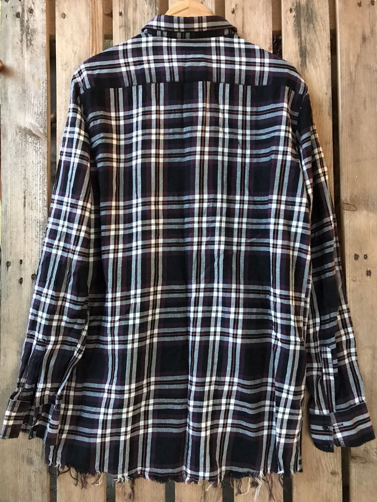 Other donotconform Made In Italy Distressed Grunge Style Flannel Size US XL / EU 56 / 4 - 4 Thumbnail