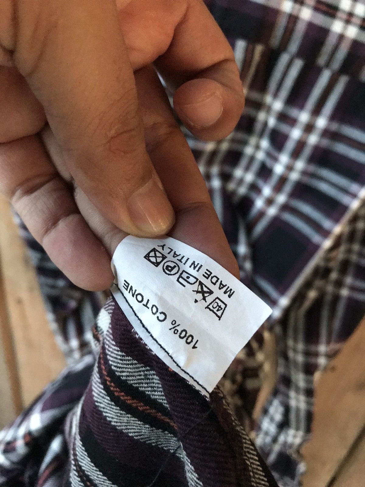 Other donotconform Made In Italy Distressed Grunge Style Flannel Size US XL / EU 56 / 4 - 8 Thumbnail
