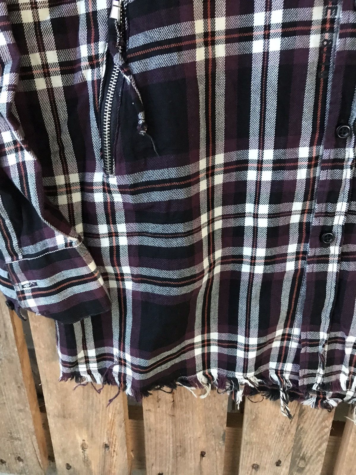 Other donotconform Made In Italy Distressed Grunge Style Flannel Size US XL / EU 56 / 4 - 7 Thumbnail
