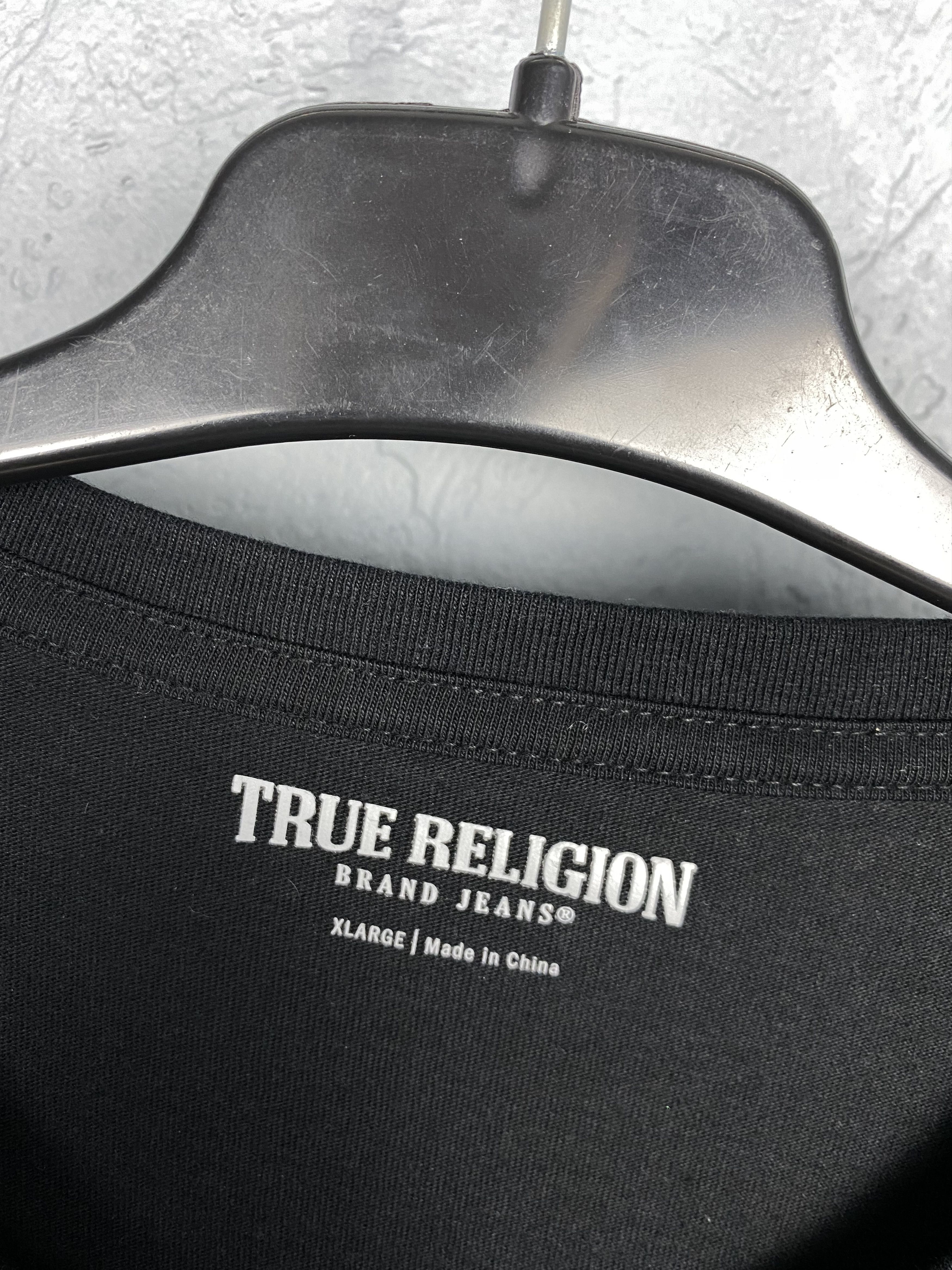 True Religion True Religion Mens T-Shirt Tee Size US XL / EU 56 / 4 - 4 Thumbnail