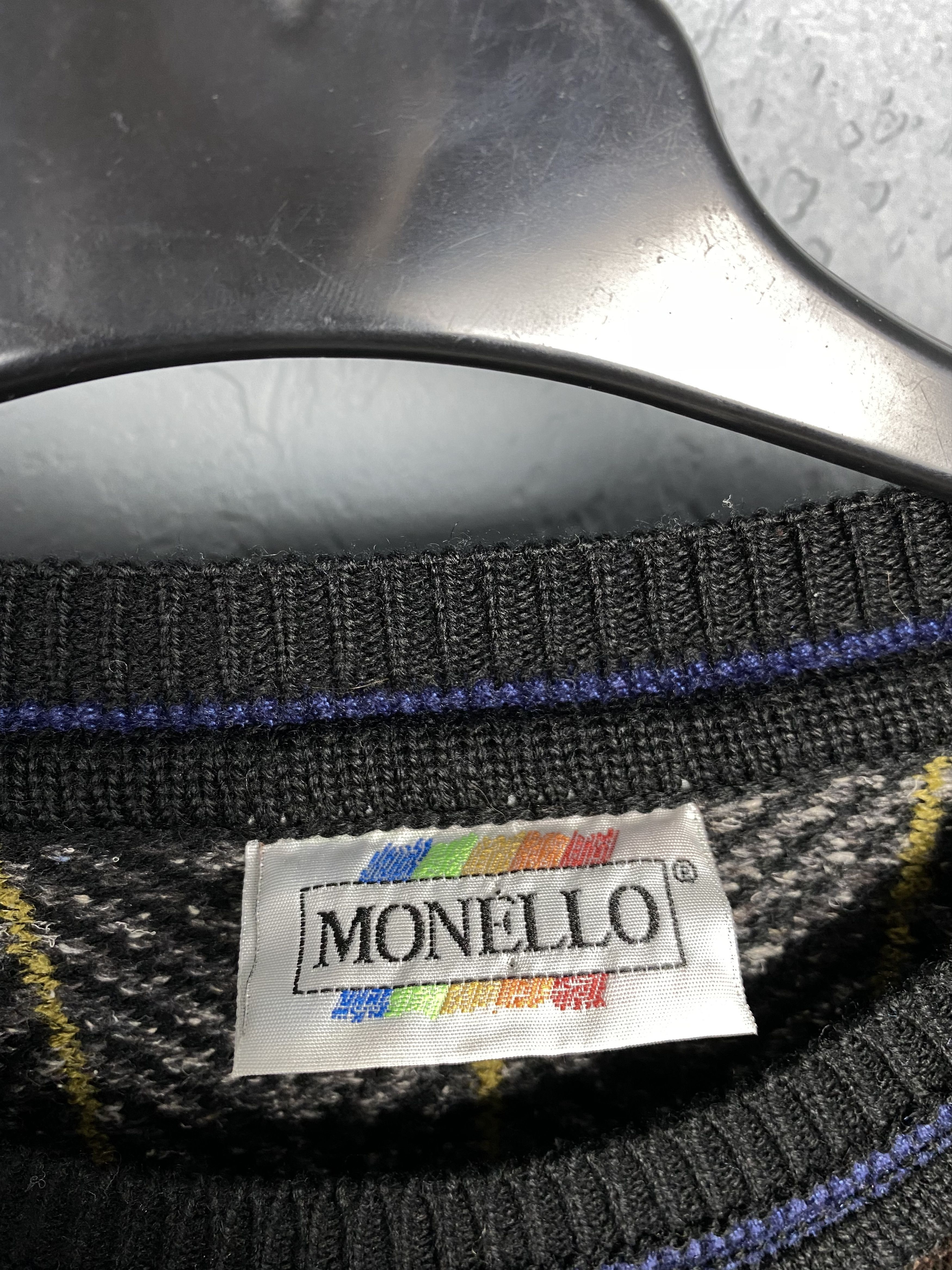 Vintage Monello Vintage Knit Sweater Coogi style Knitwear Cozy Size US XL / EU 56 / 4 - 3 Thumbnail