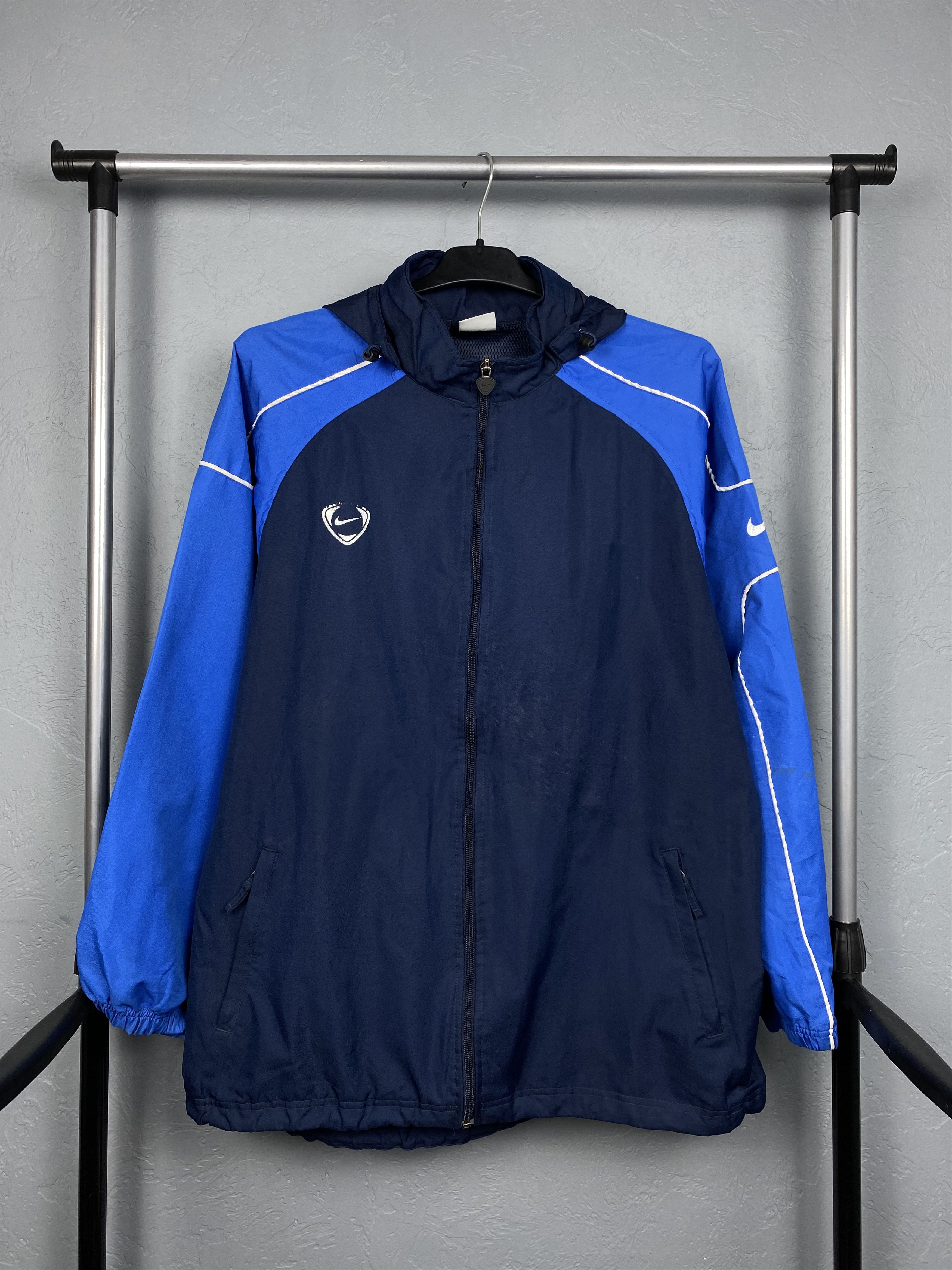 Nike × Vintage NIKE Vintage Mens Nylon Jacket Size US XL / EU 56 / 4 - 1 Thumbnail