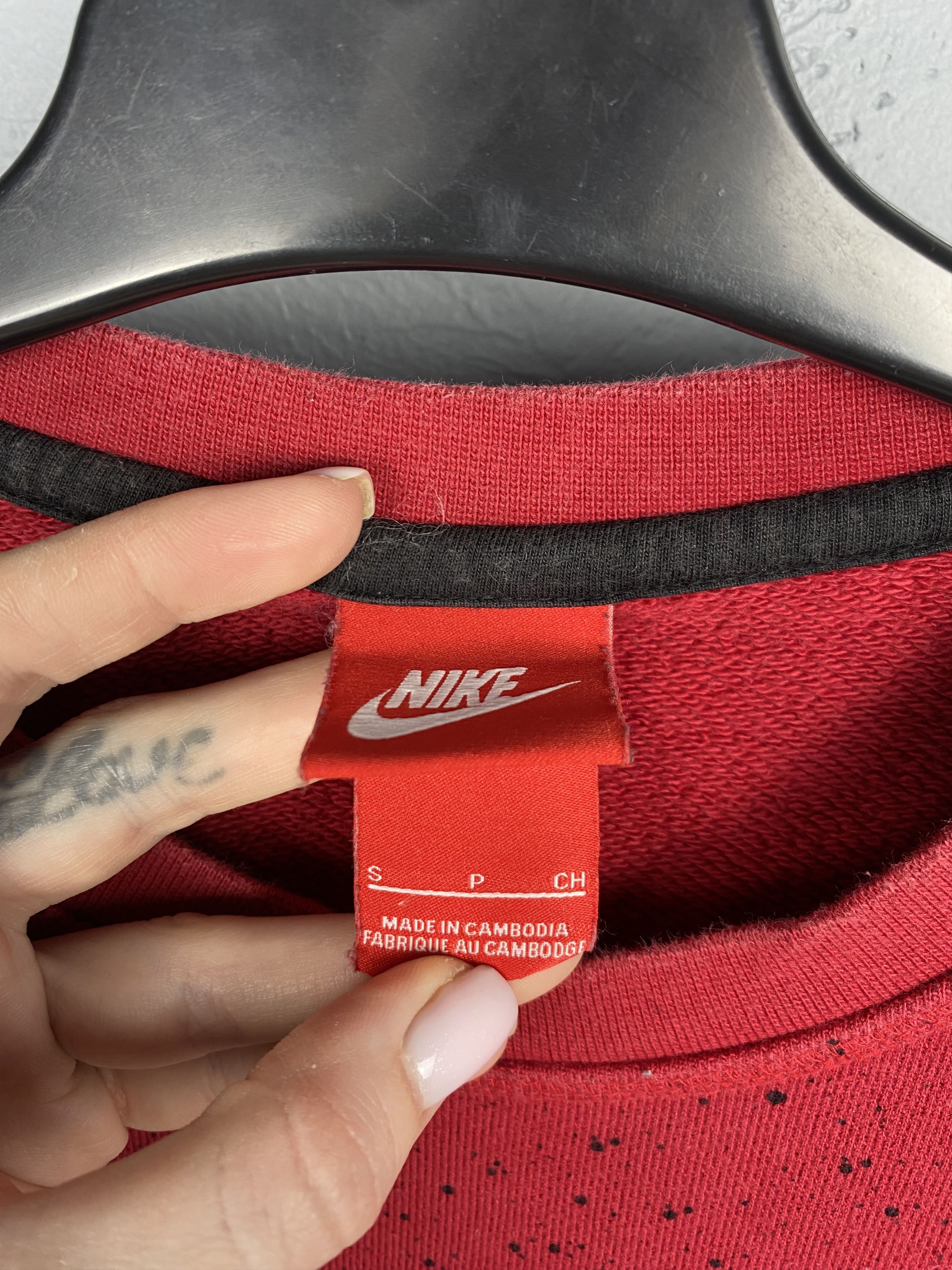 Nike × Vintage Nike Vintage Mens Sweatshirt Y2K Size US S / EU 44-46 / 1 - 4 Thumbnail