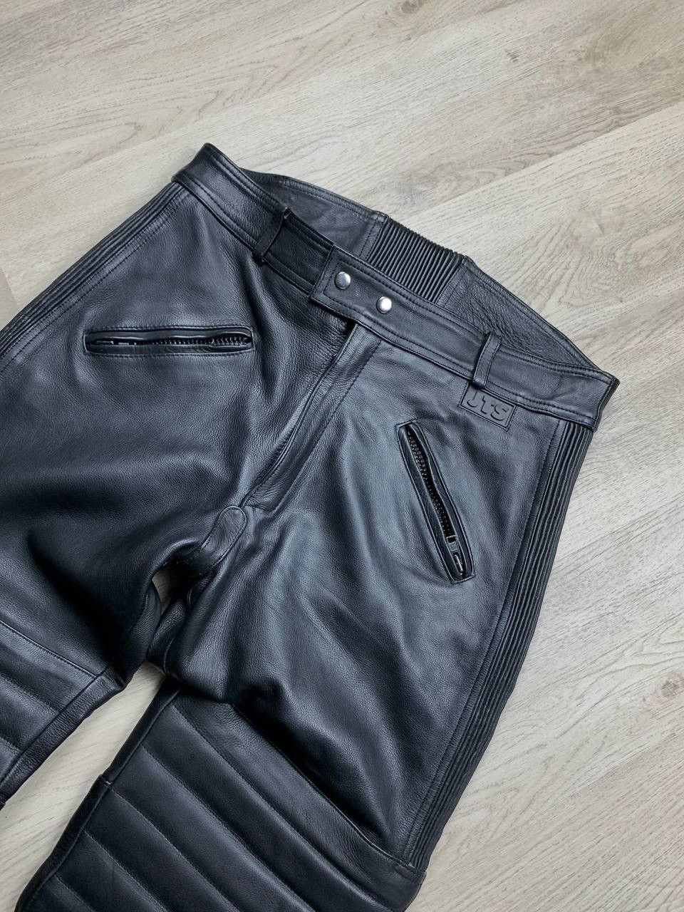 Genuine Leather Vintage Genuine Leather Pants Biker Motorcycle Size US 38 / EU 54 - 2 Thumbnail