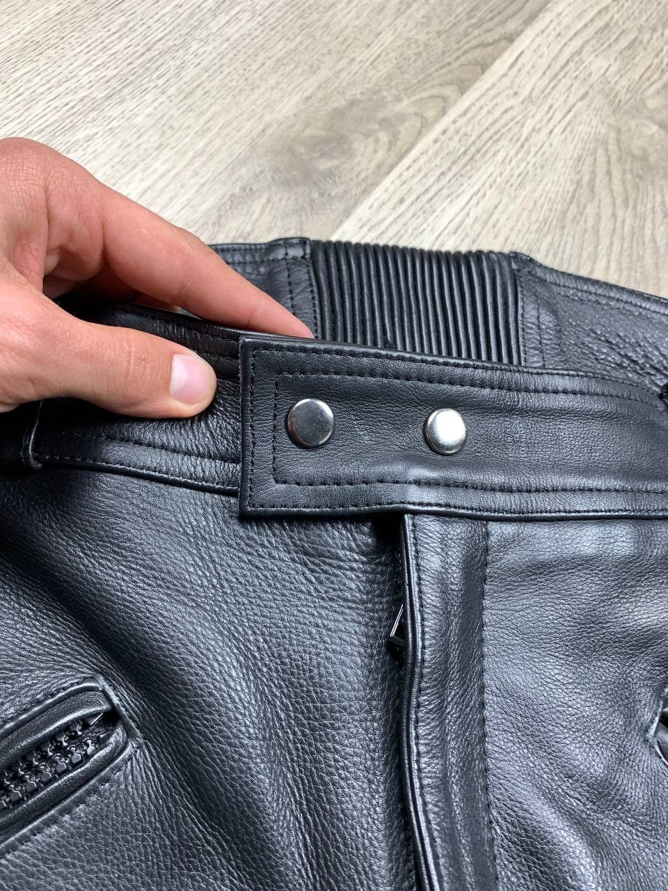 Genuine Leather Vintage Genuine Leather Pants Biker Motorcycle Size US 38 / EU 54 - 4 Thumbnail