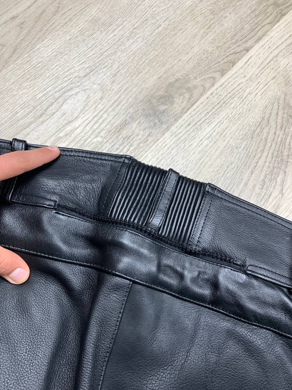 Genuine Leather Vintage Genuine Leather Pants Biker Motorcycle Size US 38 / EU 54 - 5 Thumbnail