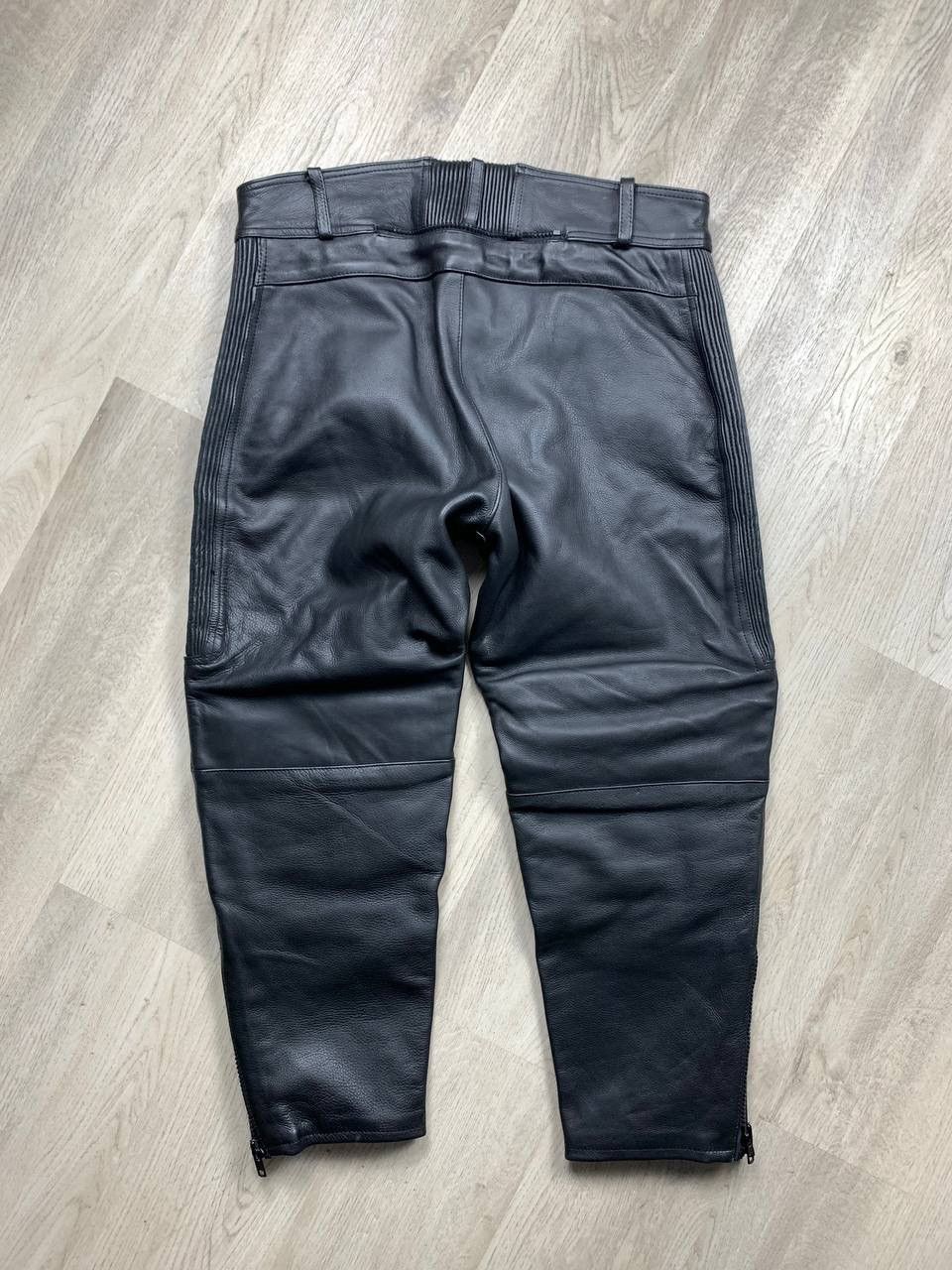 Genuine Leather Vintage Genuine Leather Pants Biker Motorcycle Size US 38 / EU 54 - 9 Thumbnail