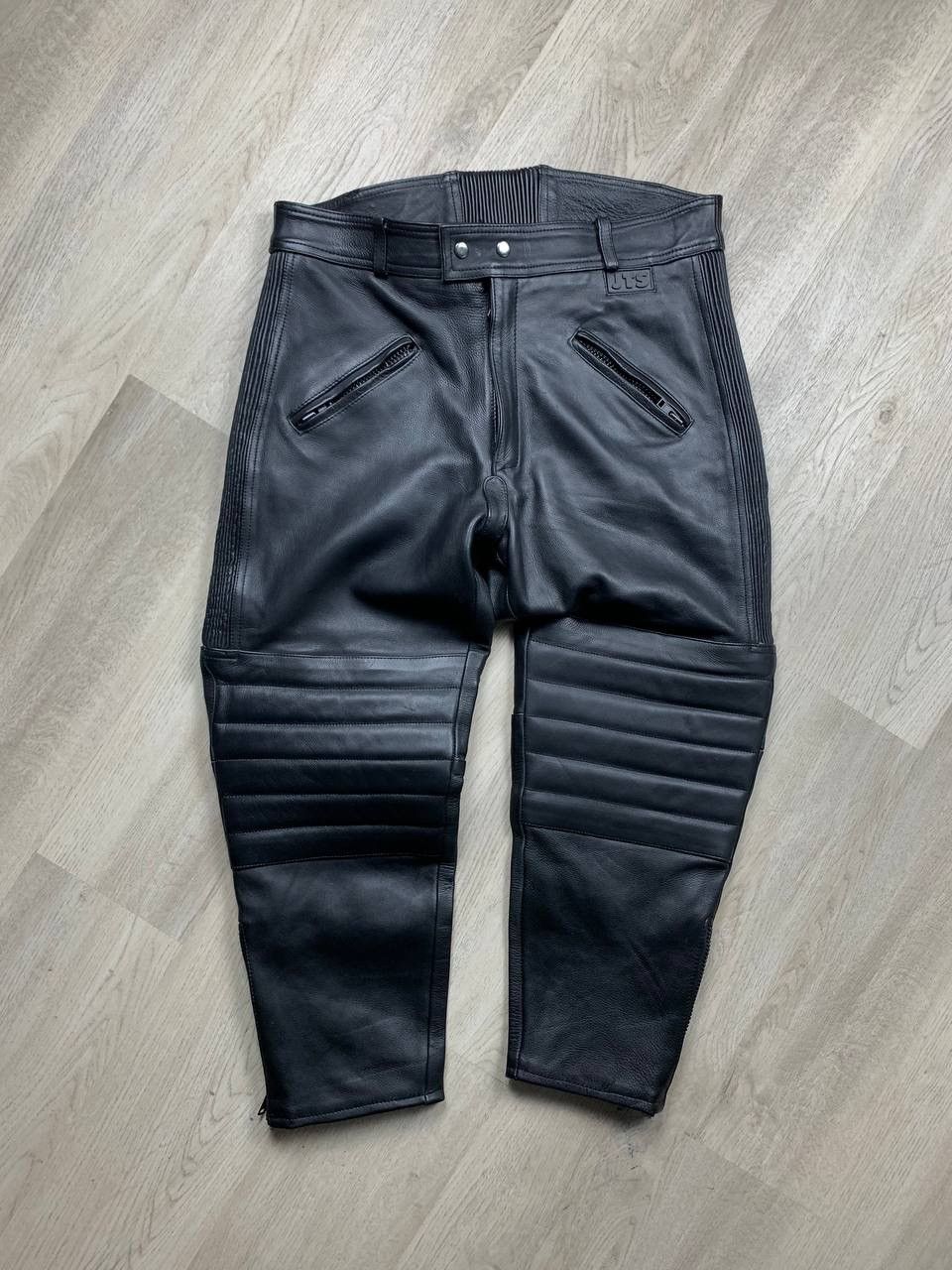 Genuine Leather Vintage Genuine Leather Pants Biker Motorcycle Size US 38 / EU 54 - 1 Thumbnail