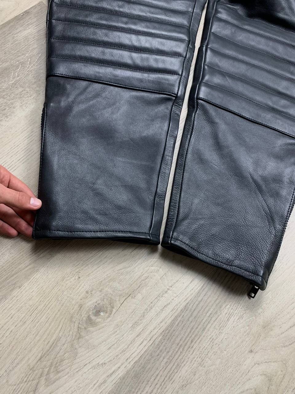 Genuine Leather Vintage Genuine Leather Pants Biker Motorcycle Size US 38 / EU 54 - 7 Thumbnail