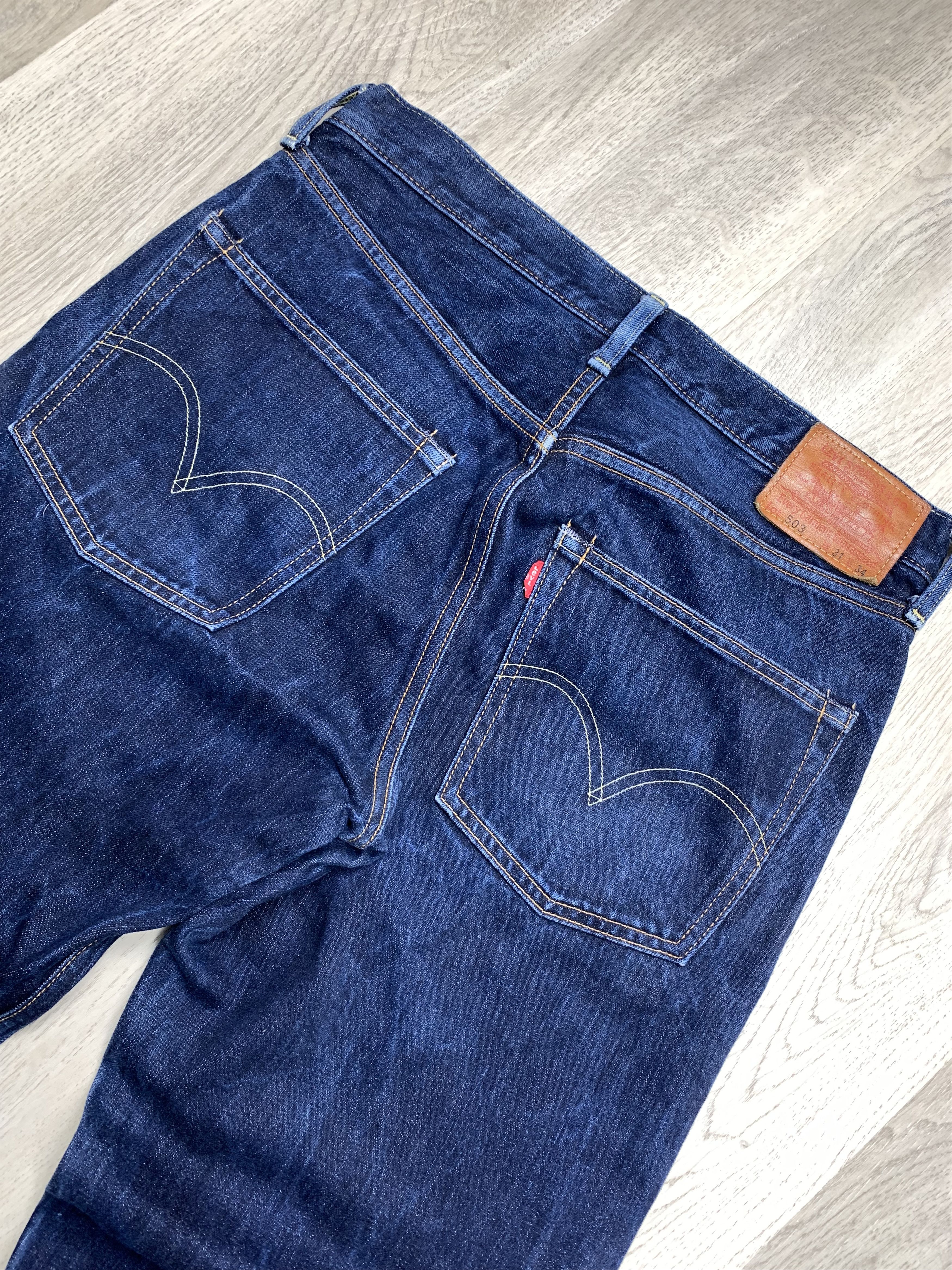 Levi's Vintage LEVIS 503 Premium Salvage Denim Jeans Size US 31 - 2 Thumbnail