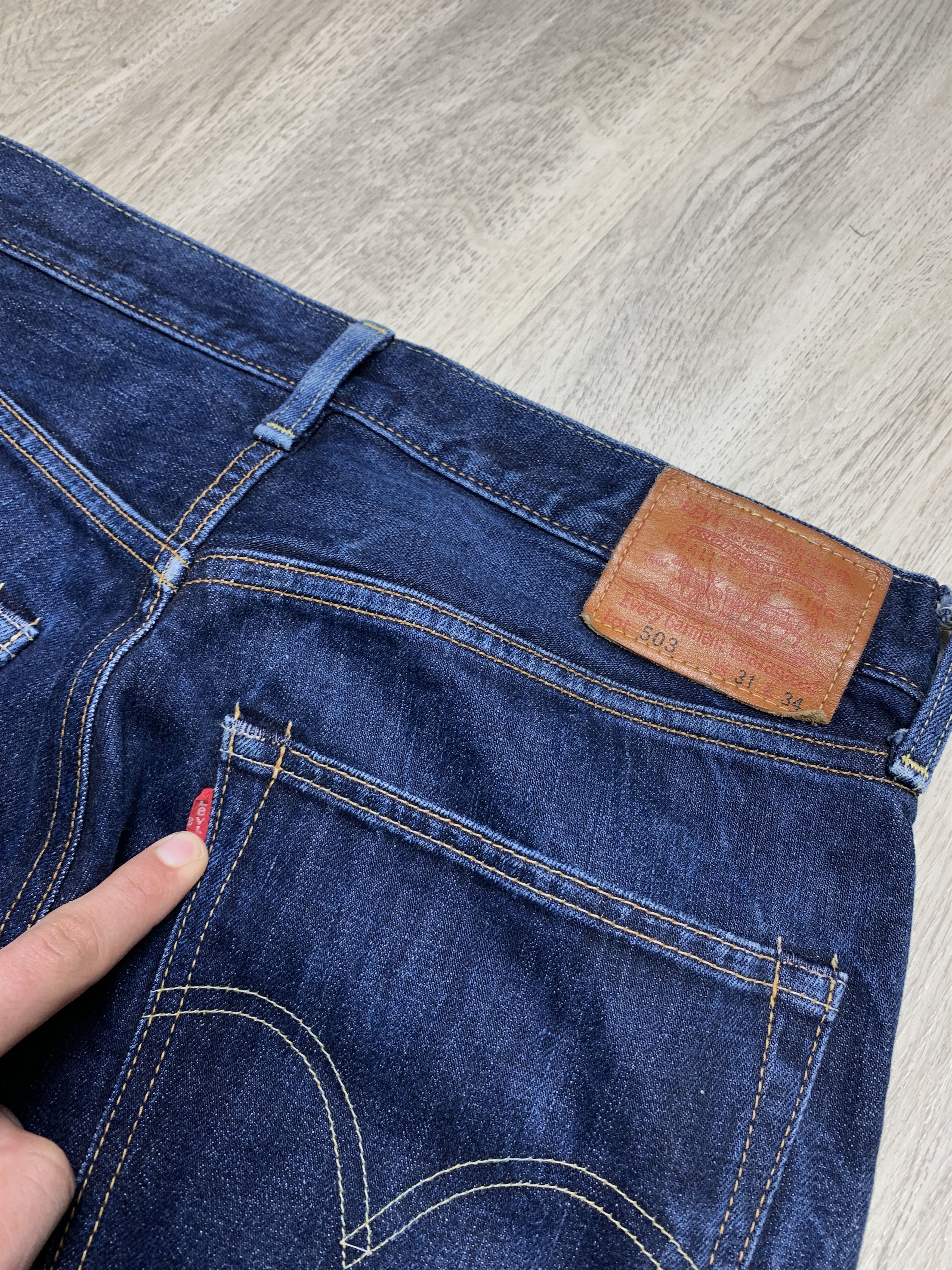 Levi's Vintage LEVIS 503 Premium Salvage Denim Jeans Size US 31 - 3 Thumbnail