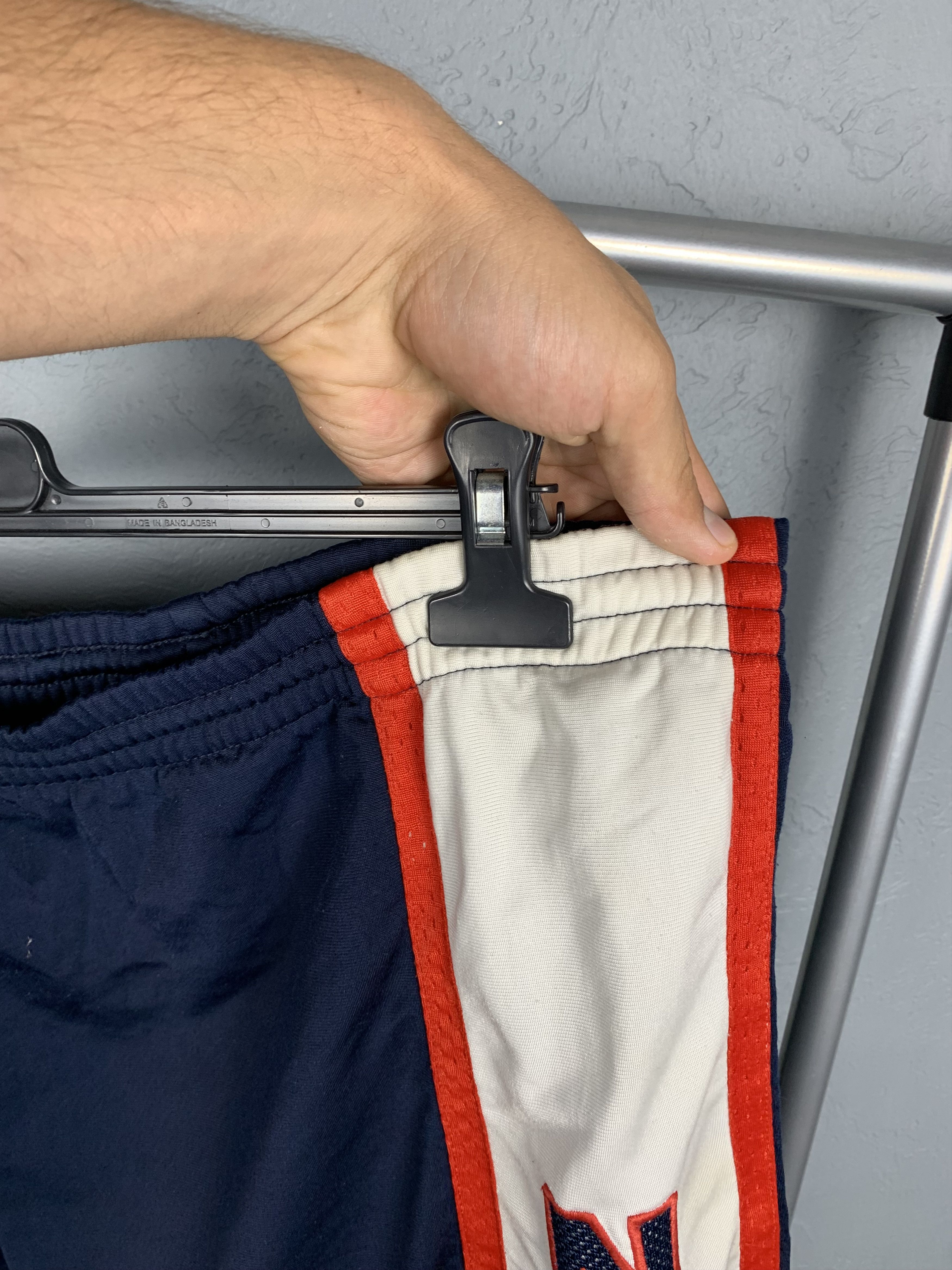 Nike × Vintage Nike 90s Vintage Mens Nylon Shorts Big Logo Swoosh Size US 34 / EU 50 - 4 Thumbnail