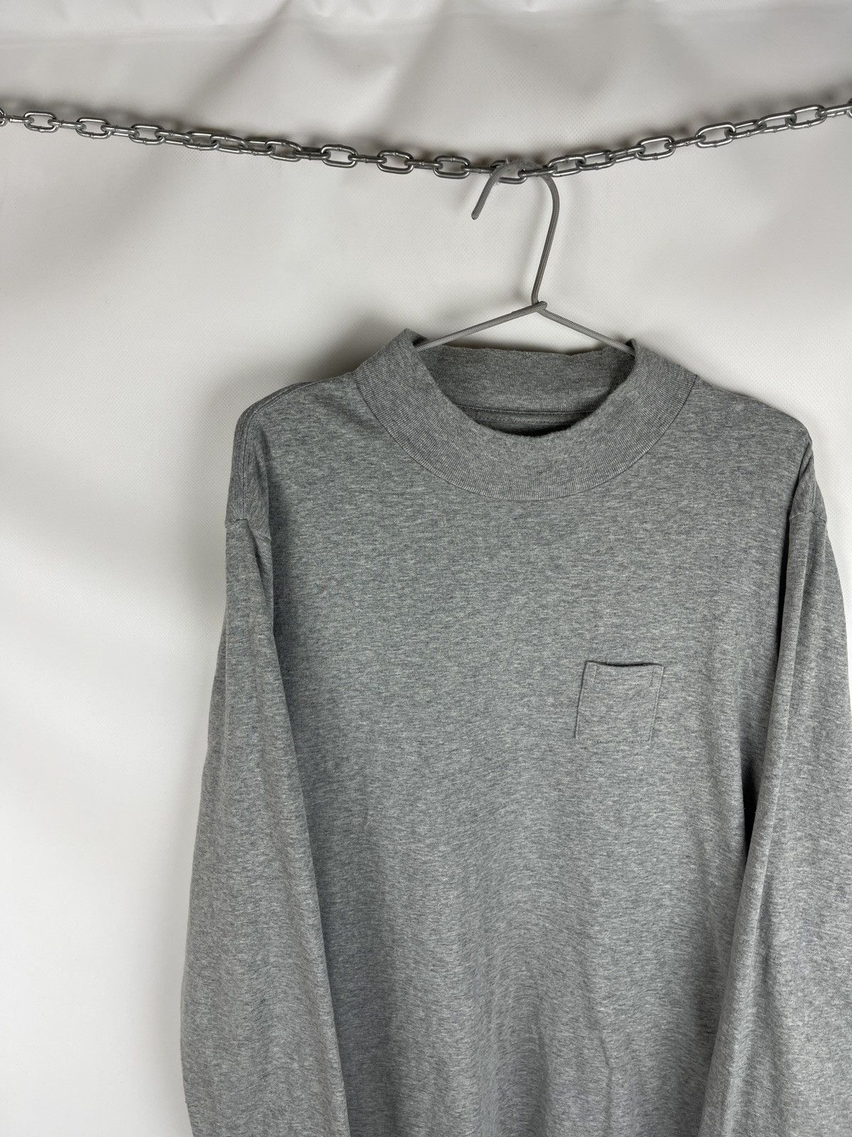 Aime Leon Dore Aime Leon Dore mock neck grey made in Canada sweater Size US M / EU 48-50 / 2 - 2 Thumbnail