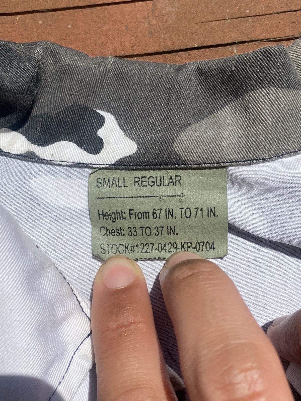 Vintage Vintage BW snow tree camo button up military jacket Size US S / EU 44-46 / 1 - 2 Thumbnail