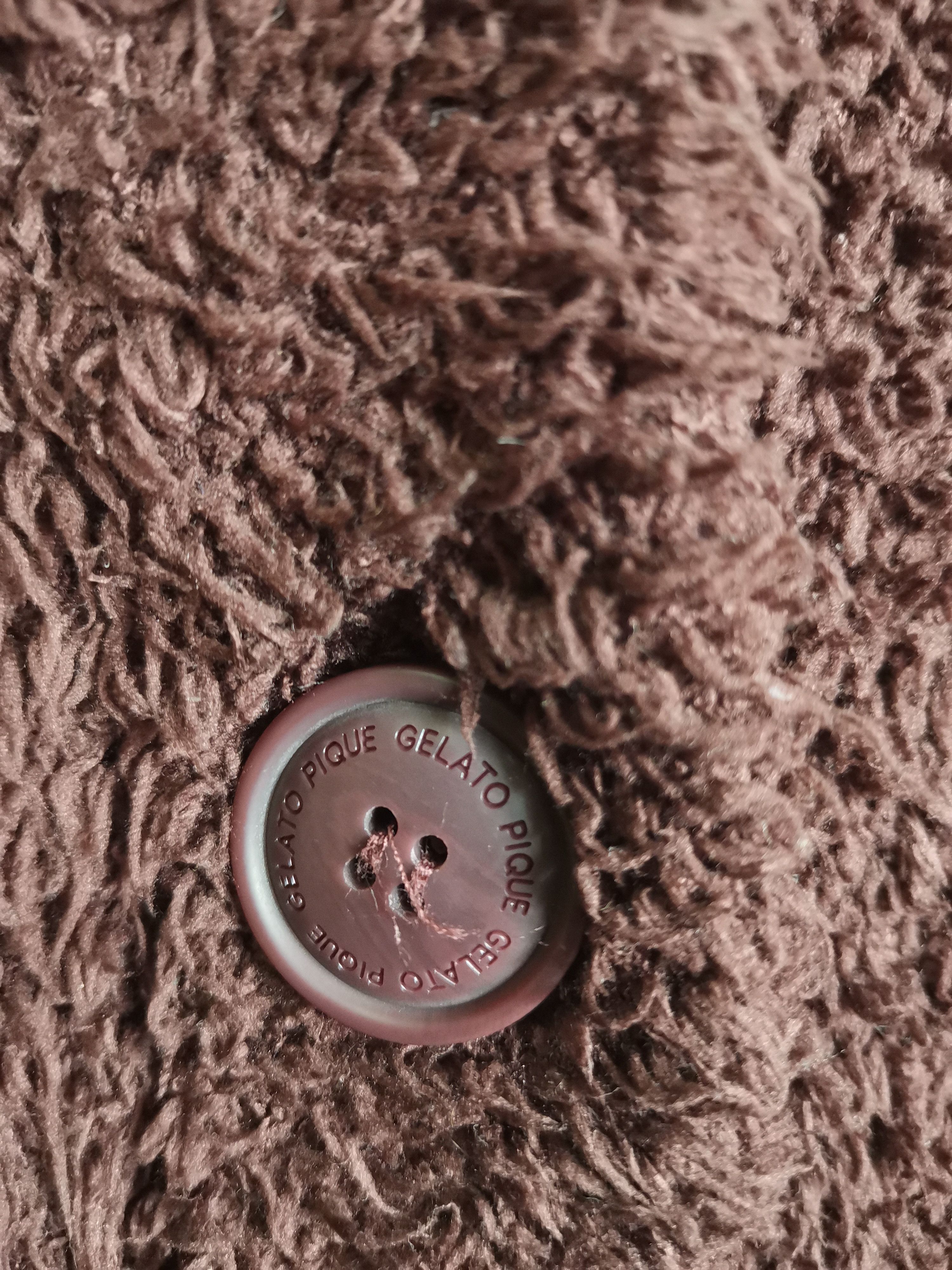 Japanese Brand Vintage Cardigan Jacket By Gelato Pique Fleece Size M / US 6-8 / IT 42-44 - 4 Thumbnail