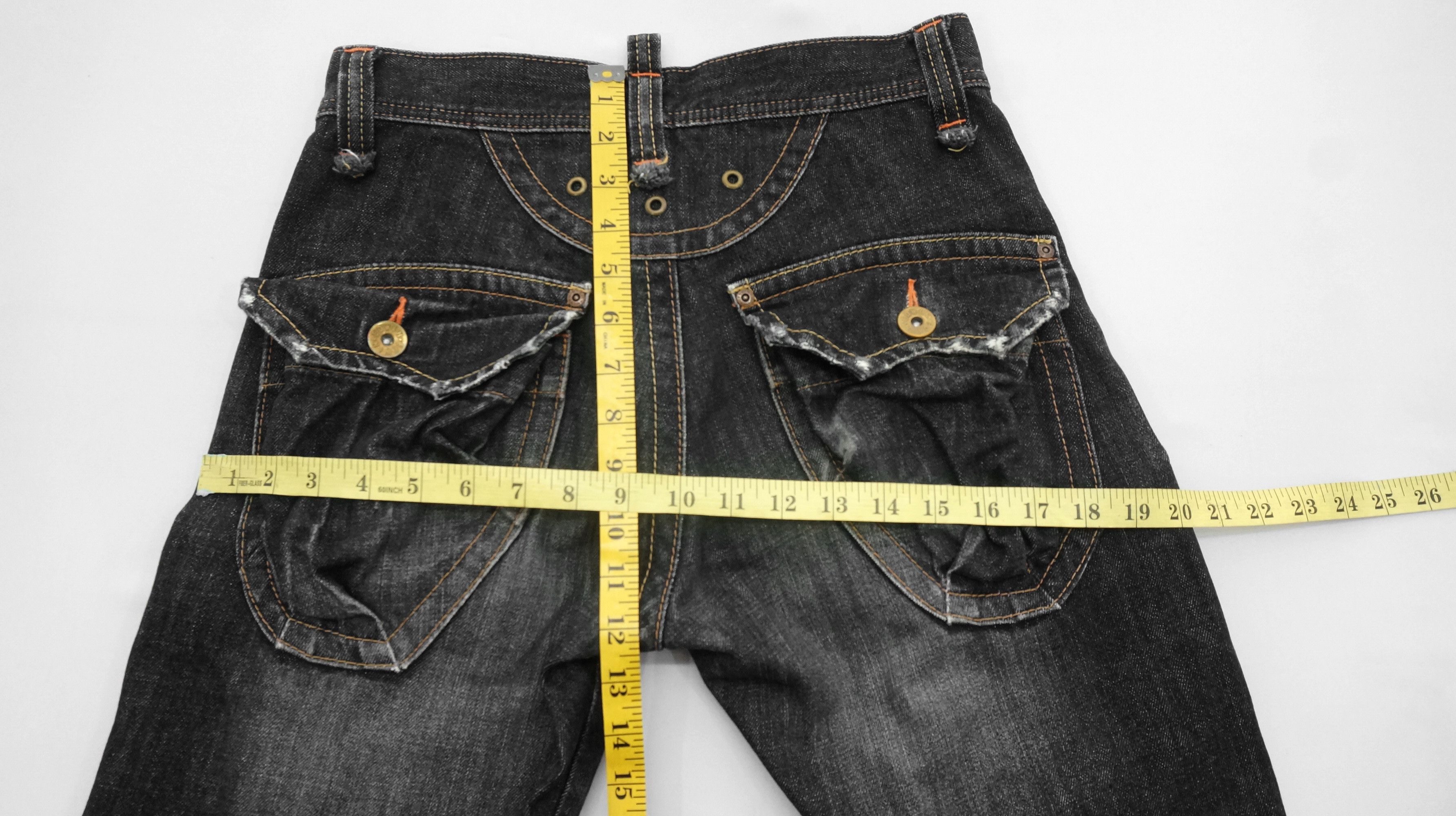 Edwin 🔥RARE🔥 EDWIN 503 Black Flared Cargo Jeans Size US 28 / EU 44 - 17 Thumbnail