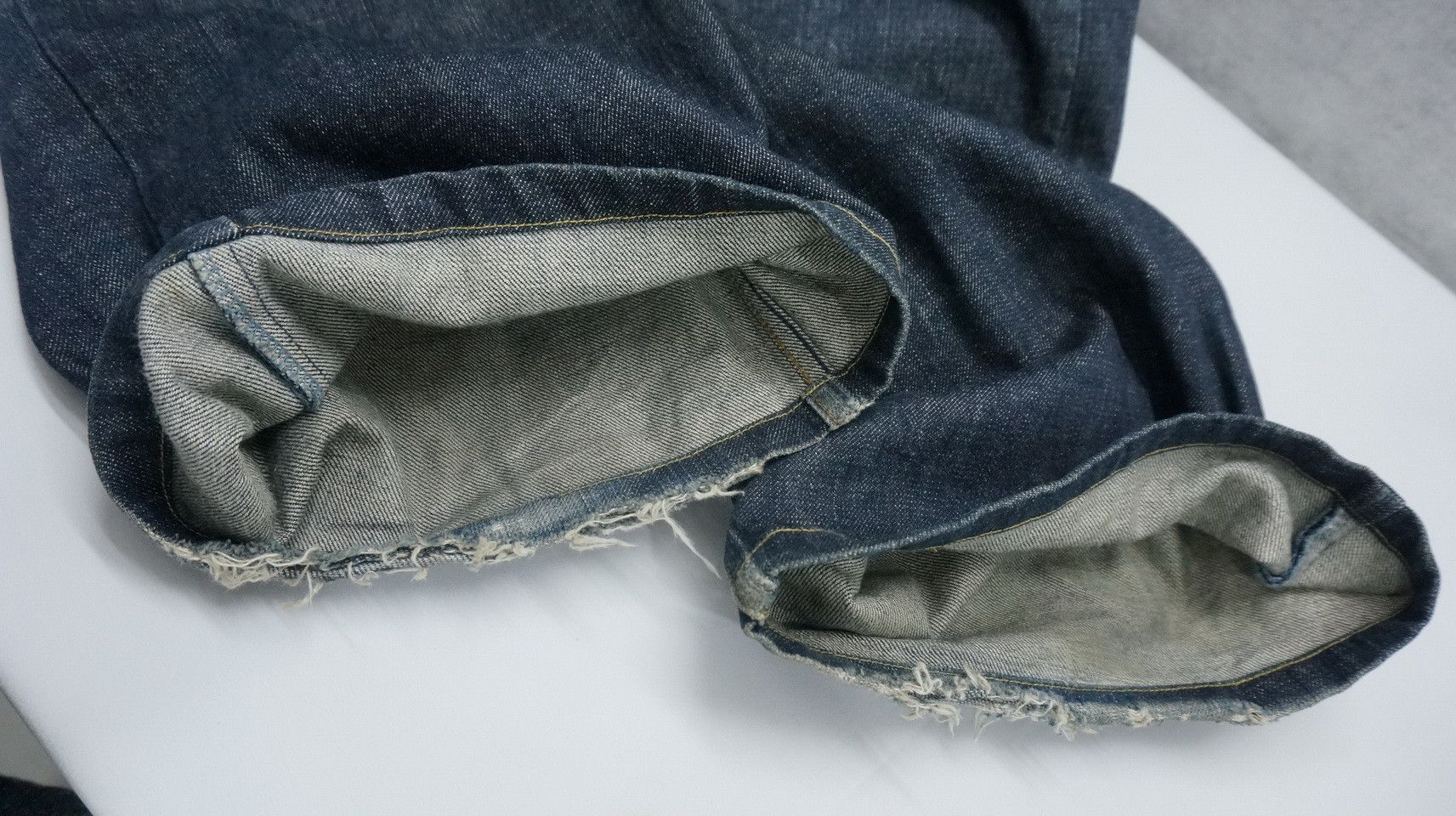 Japanese Brand 🔥 KARAKURI TAMASHII Fujin Raijin Rare Size Denim Size US 43 - 20 Thumbnail