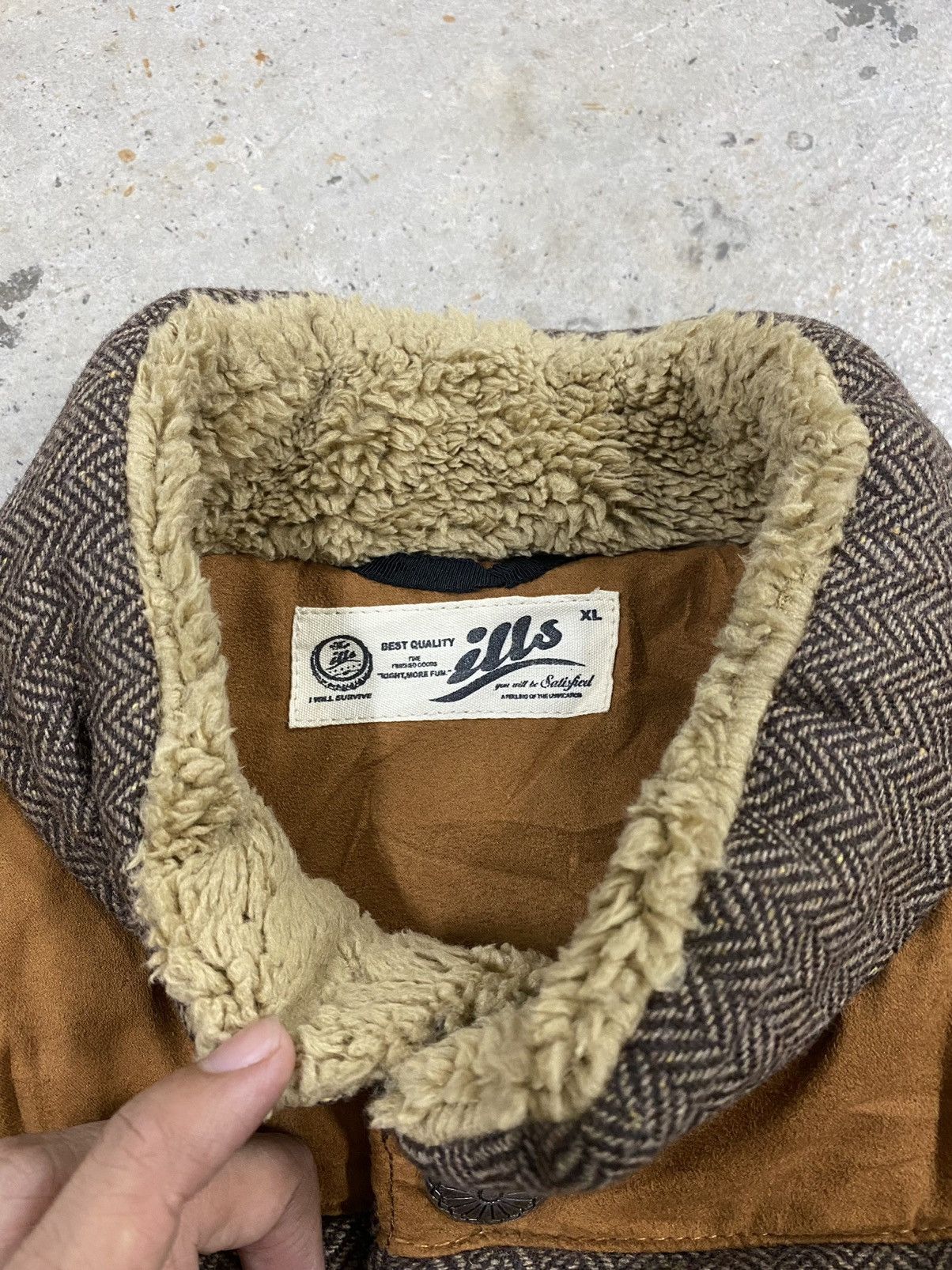 Japanese Brand Vintage Japanese Brand ills Wool Vest Jacket Size US XL / EU 56 / 4 - 5 Thumbnail