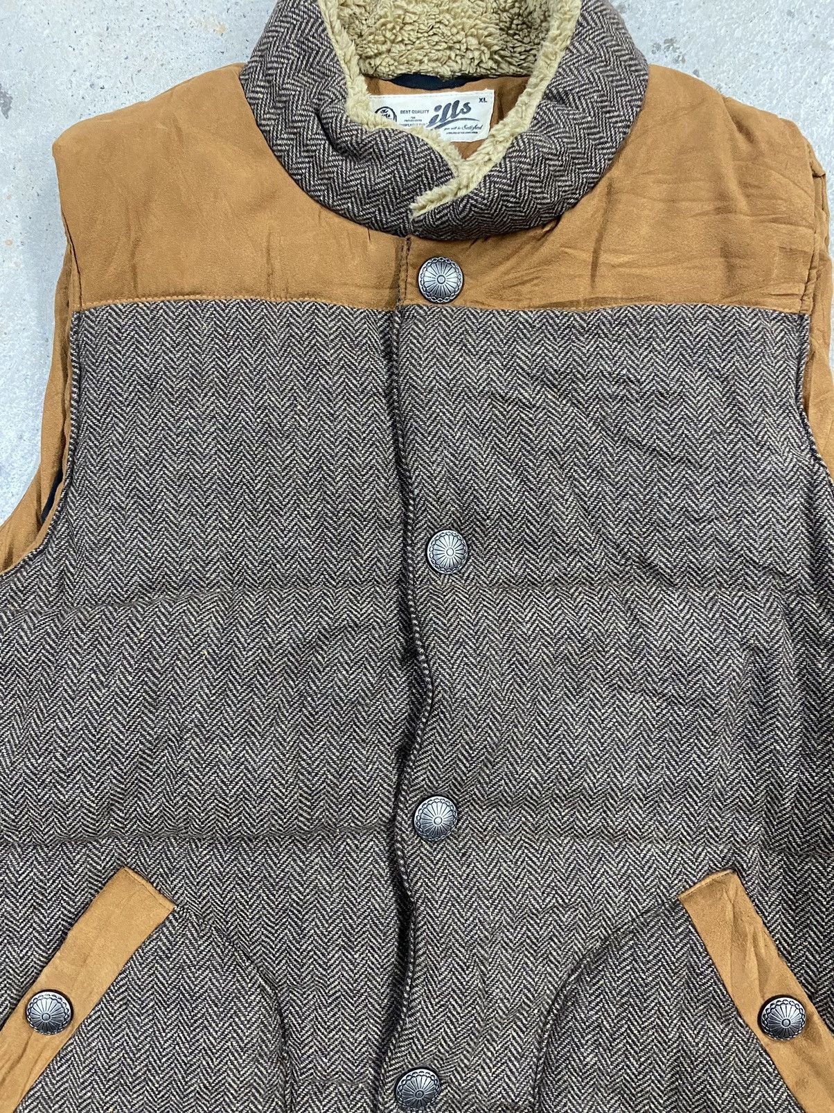 Japanese Brand Vintage Japanese Brand ills Wool Vest Jacket Size US XL / EU 56 / 4 - 3 Thumbnail