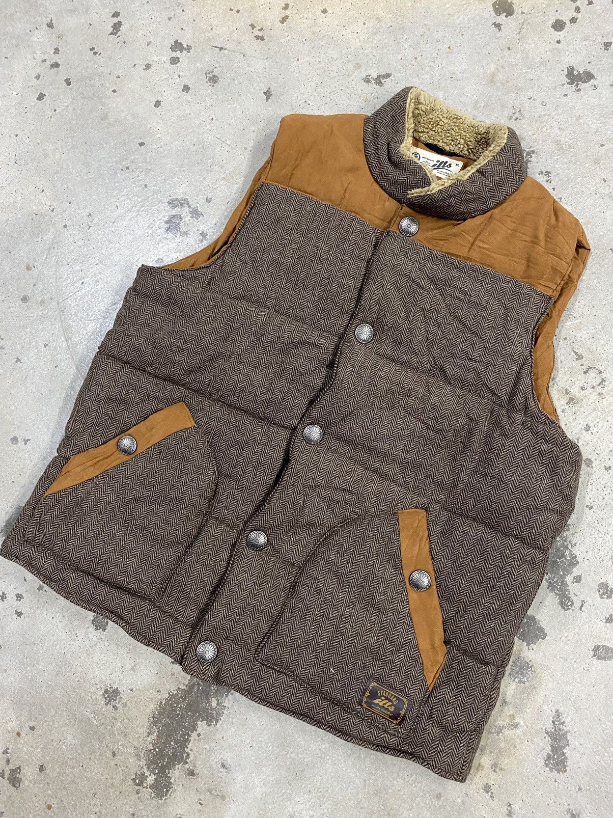Japanese Brand Vintage Japanese Brand ills Wool Vest Jacket Size US XL / EU 56 / 4 - 2 Thumbnail