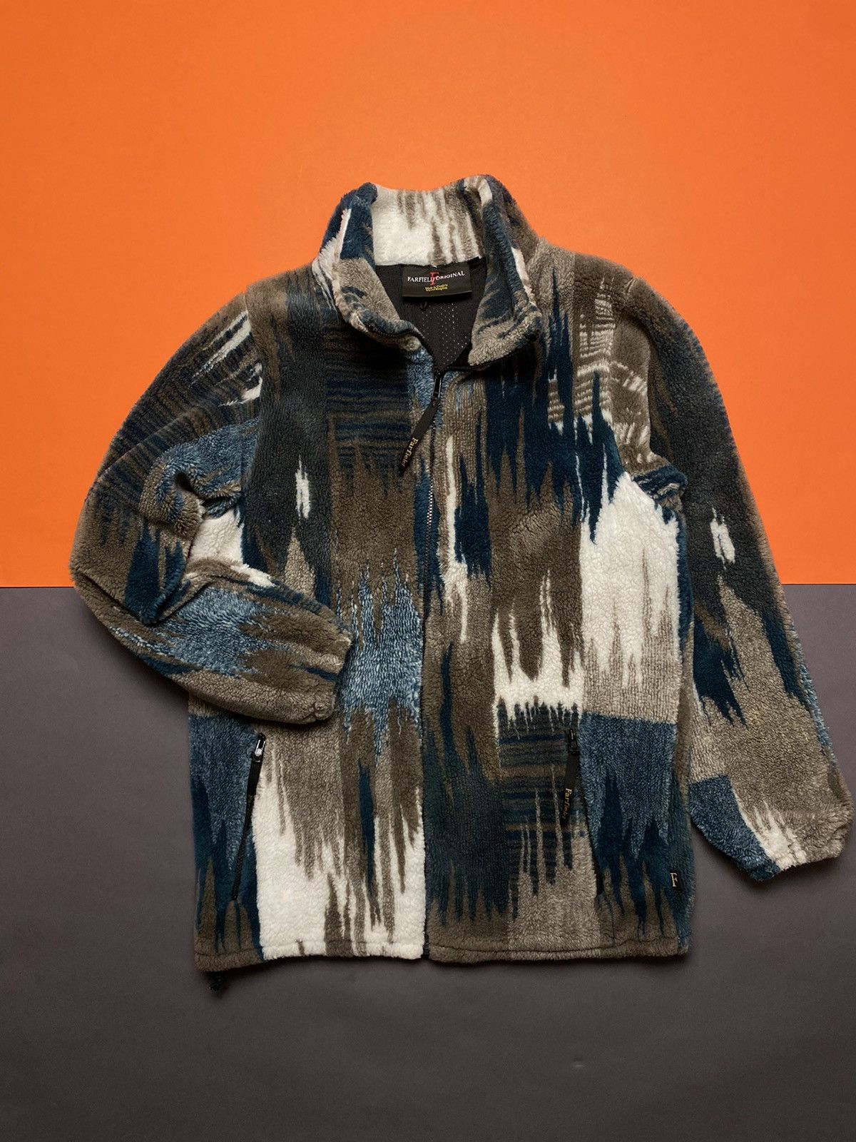 Vintage Vintage 90s Farfield outdoor Sherpa Fleese jacket Size US S / EU 44-46 / 1 - 1 Thumbnail