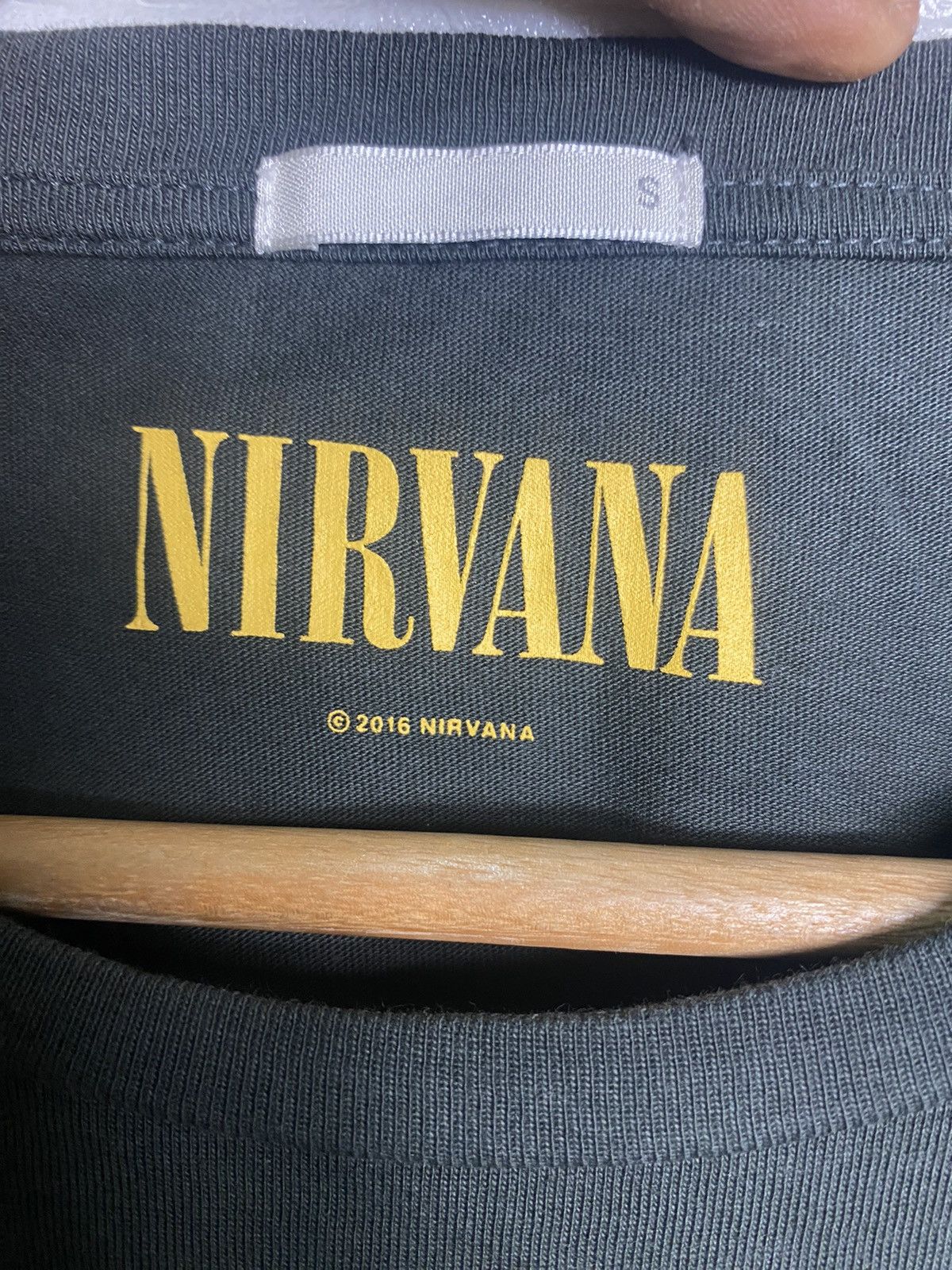 Band Tees × Nirvana × Vintage Vintage NIRVANA BAND TEE(G148) Size US S / EU 44-46 / 1 - 3 Thumbnail