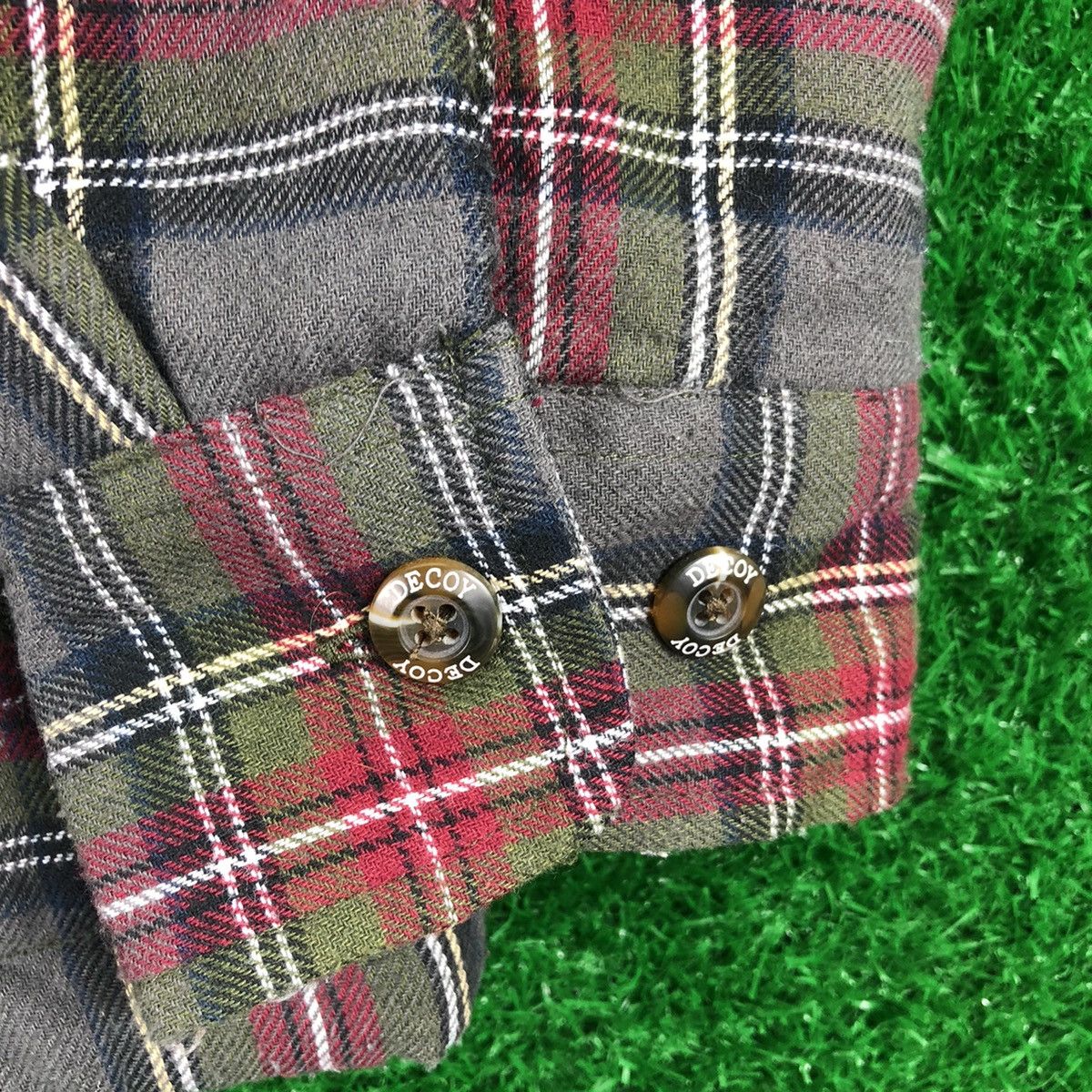 Vintage 90's Flannel Checkered Fleece Lining Shirts by Decoy