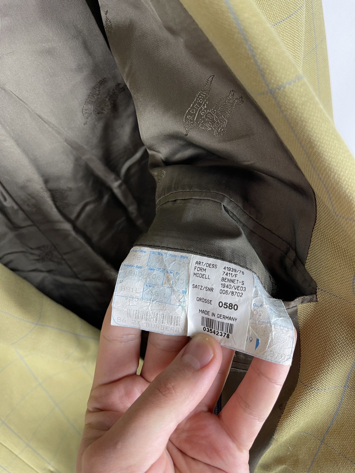 Burberry Burberrys Prorsum bennet-s wool checkered 2 button blazer Size 48R - 16 Thumbnail