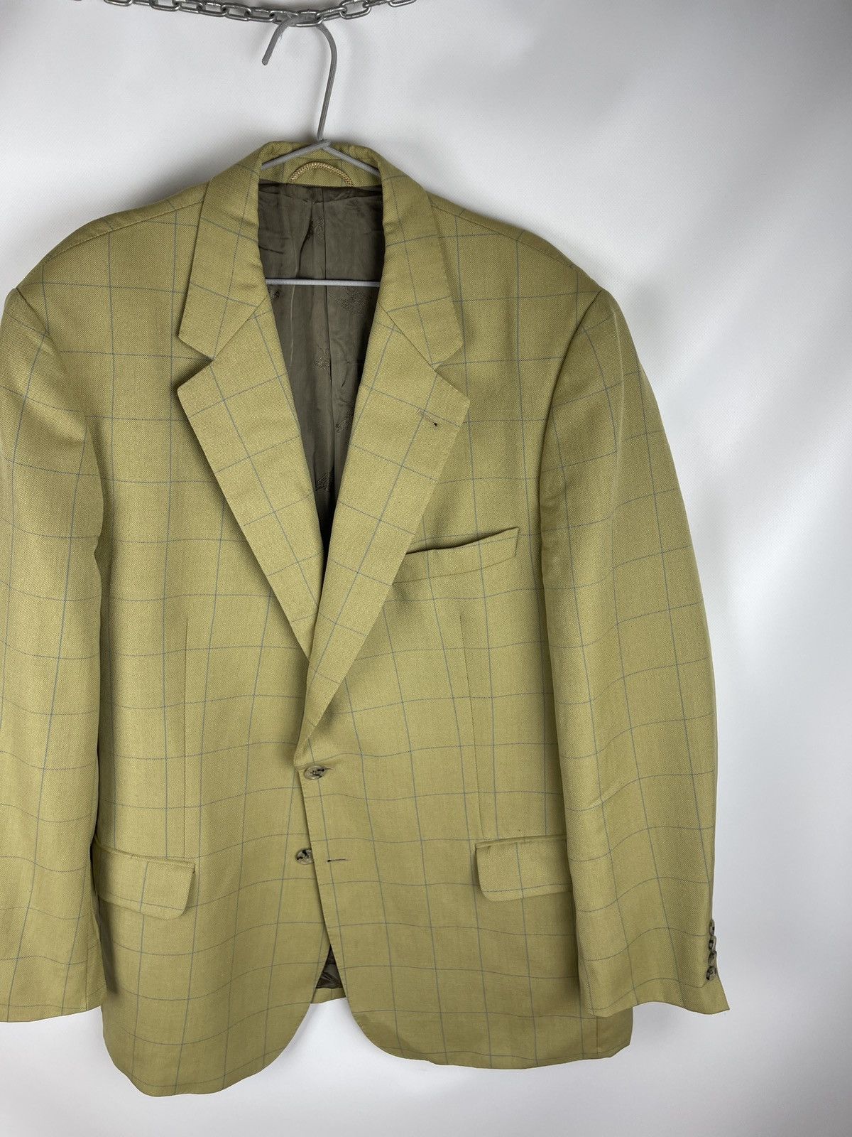 Burberry Burberrys Prorsum bennet-s wool checkered 2 button blazer Size 48R - 5 Thumbnail