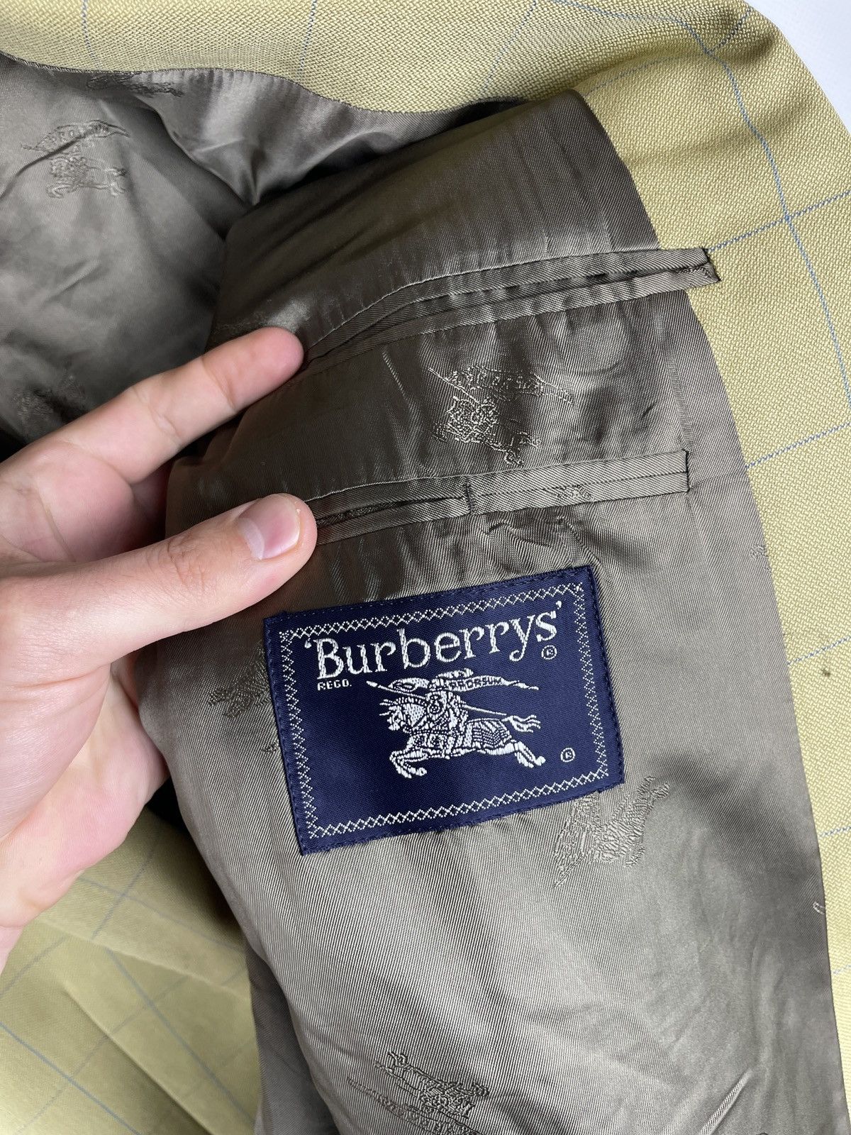 Burberry Burberrys Prorsum bennet-s wool checkered 2 button blazer Size 48R - 15 Thumbnail