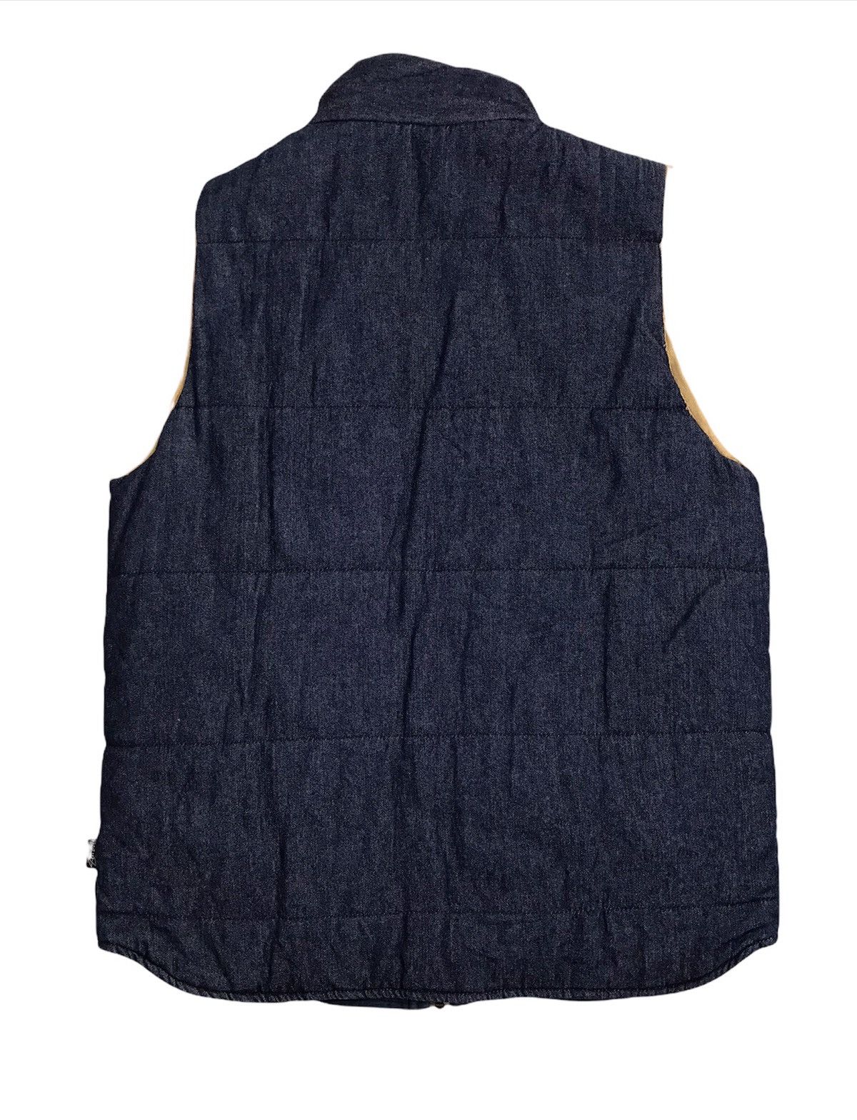 Stussy 🔥Stussy Disstressed Denim Down Sleeveless Jacket Size US M / EU 48-50 / 2 - 5 Thumbnail