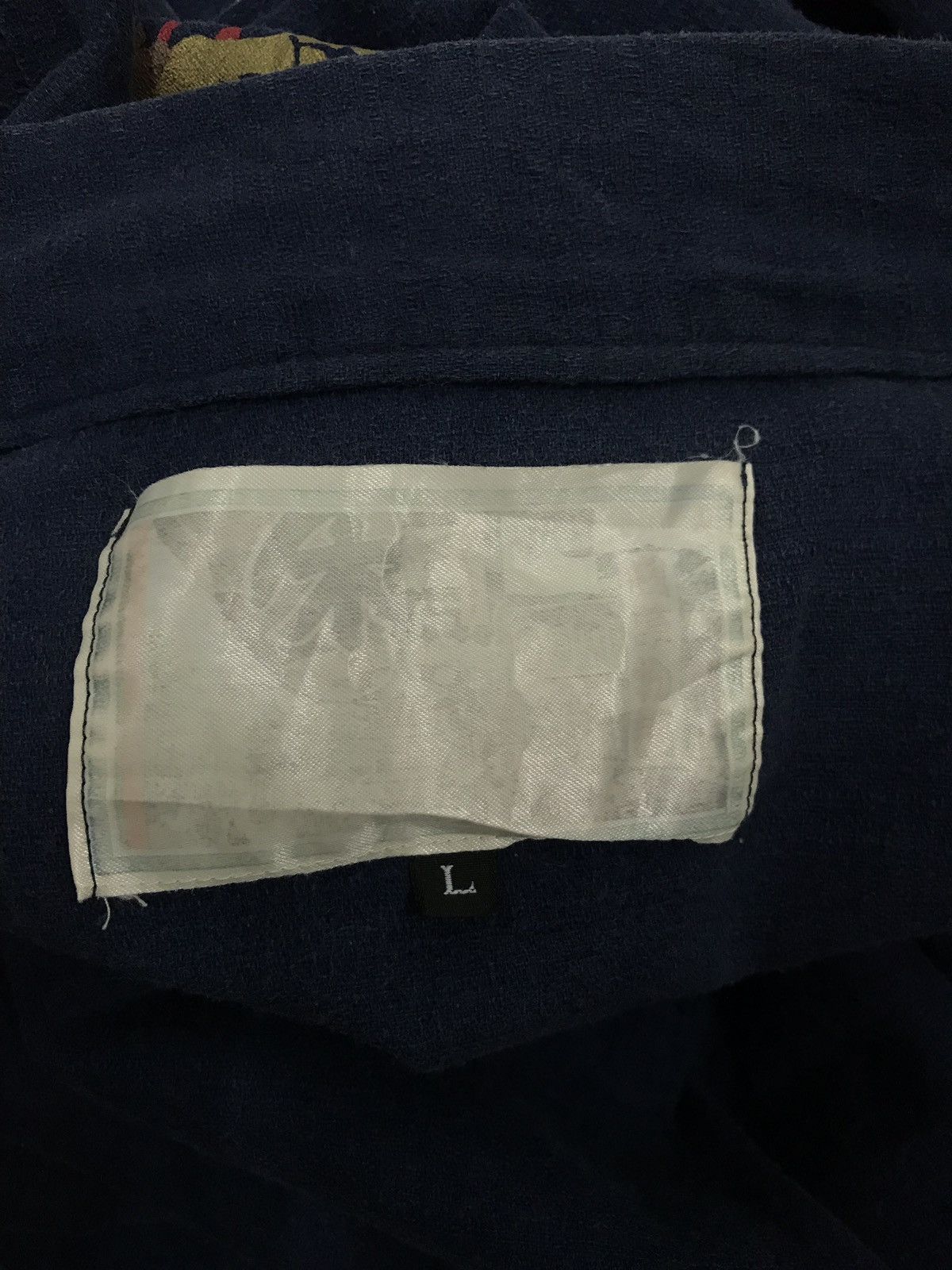 Indigo Antique Indigo Dyed Hemp Noragi Dragon Traditional Kimono Size US M / EU 48-50 / 2 - 11 Thumbnail