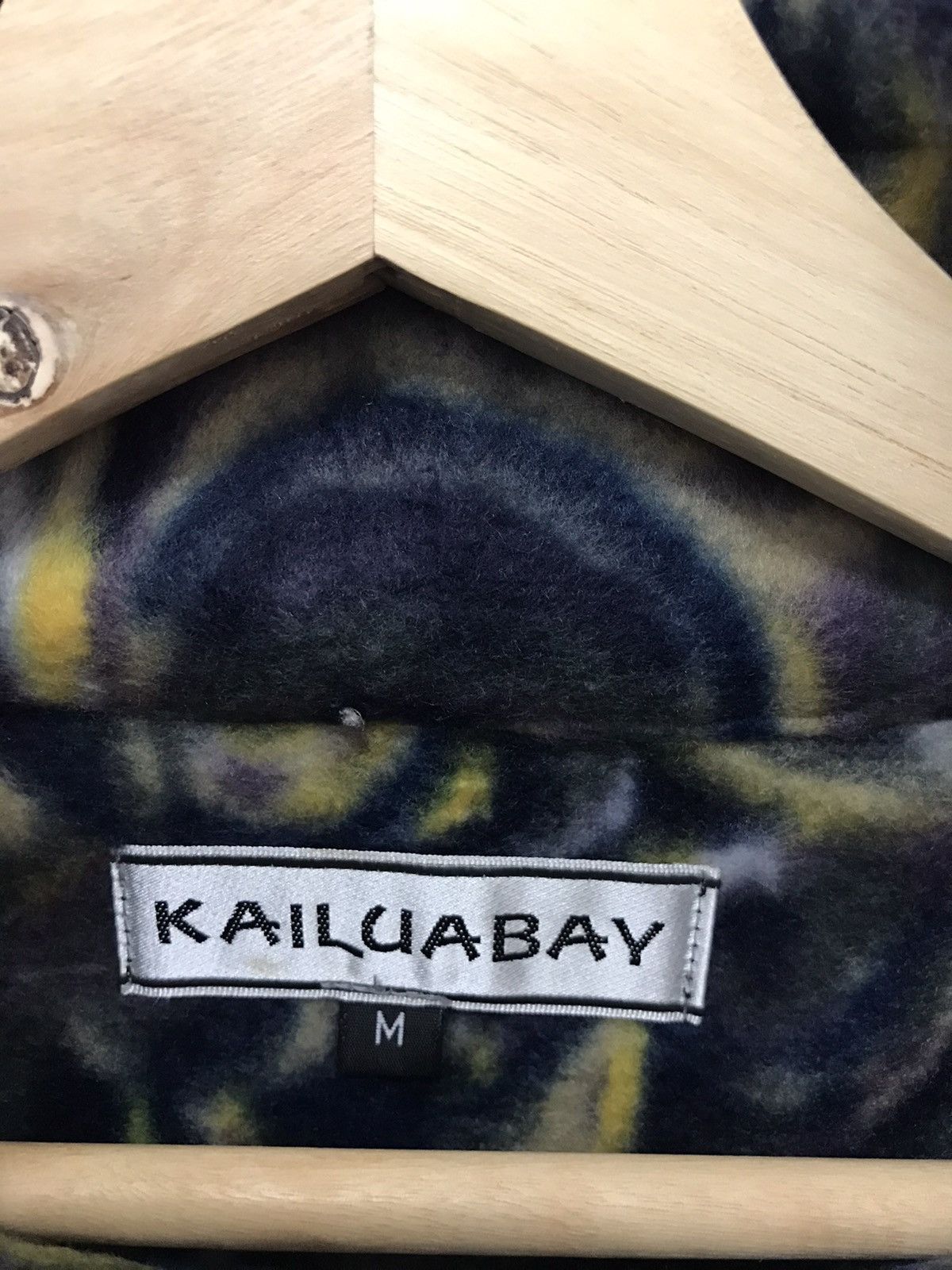 Japanese Brand 🔥Kailuabay Printed Fleece Pull Over Jacket Size US M / EU 48-50 / 2 - 6 Thumbnail
