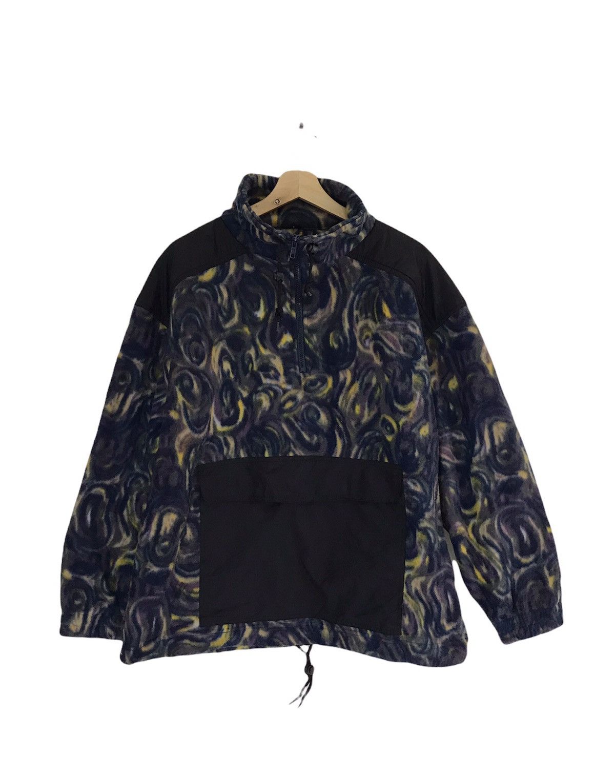 Japanese Brand 🔥Kailuabay Printed Fleece Pull Over Jacket Size US M / EU 48-50 / 2 - 1 Thumbnail