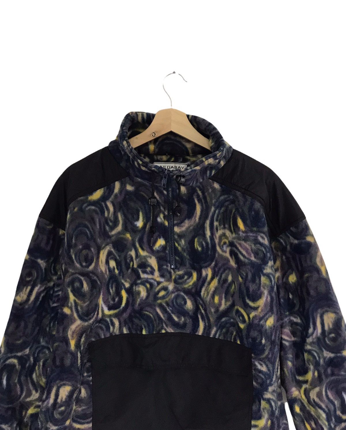 Japanese Brand 🔥Kailuabay Printed Fleece Pull Over Jacket Size US M / EU 48-50 / 2 - 2 Thumbnail