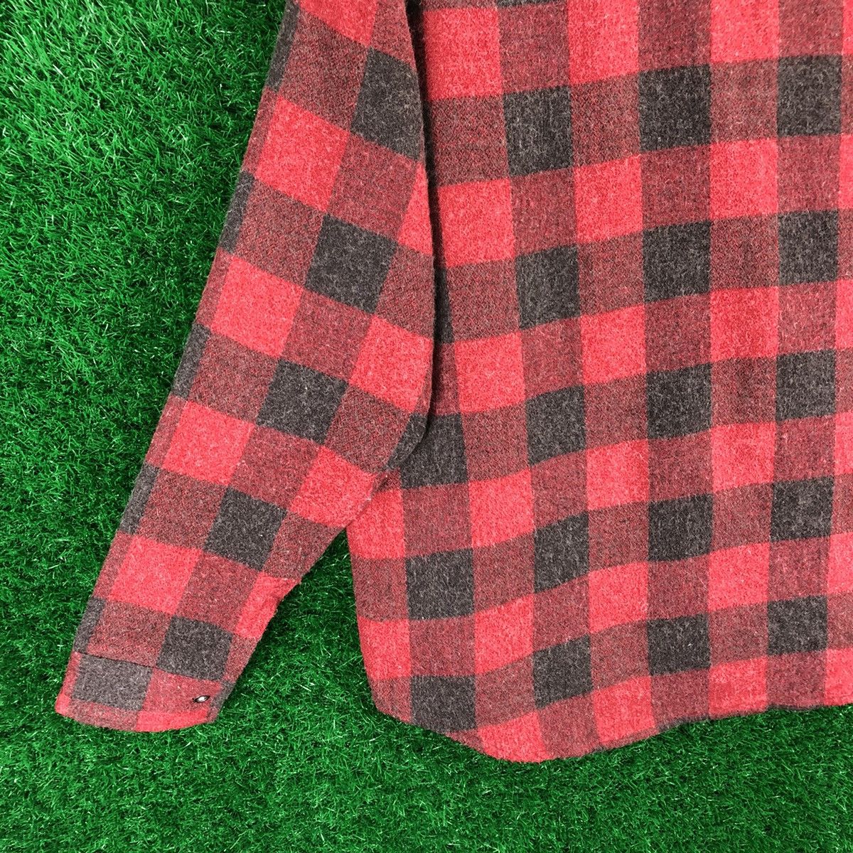 Converse Vintage Converse Wool Zipper Flannel Jacket Checkered Size US L / EU 52-54 / 3 - 6 Thumbnail