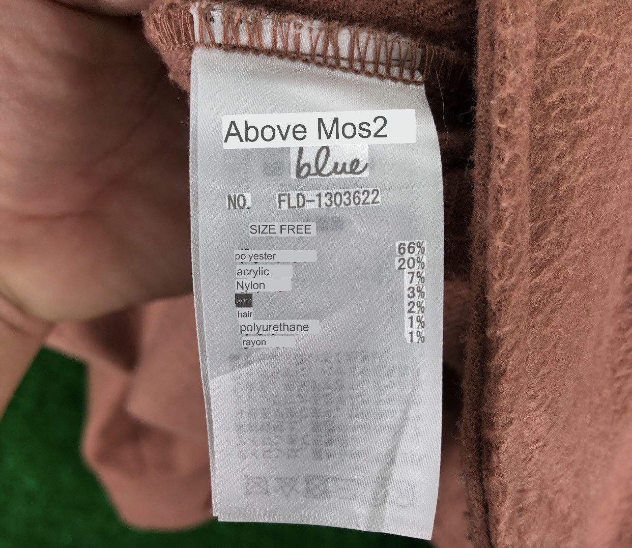 Flannel × Japanese Brand Flannel Jacket Round Collar for Women by Samansa Mos2 Blue Size M / US 6-8 / IT 42-44 - 12 Thumbnail