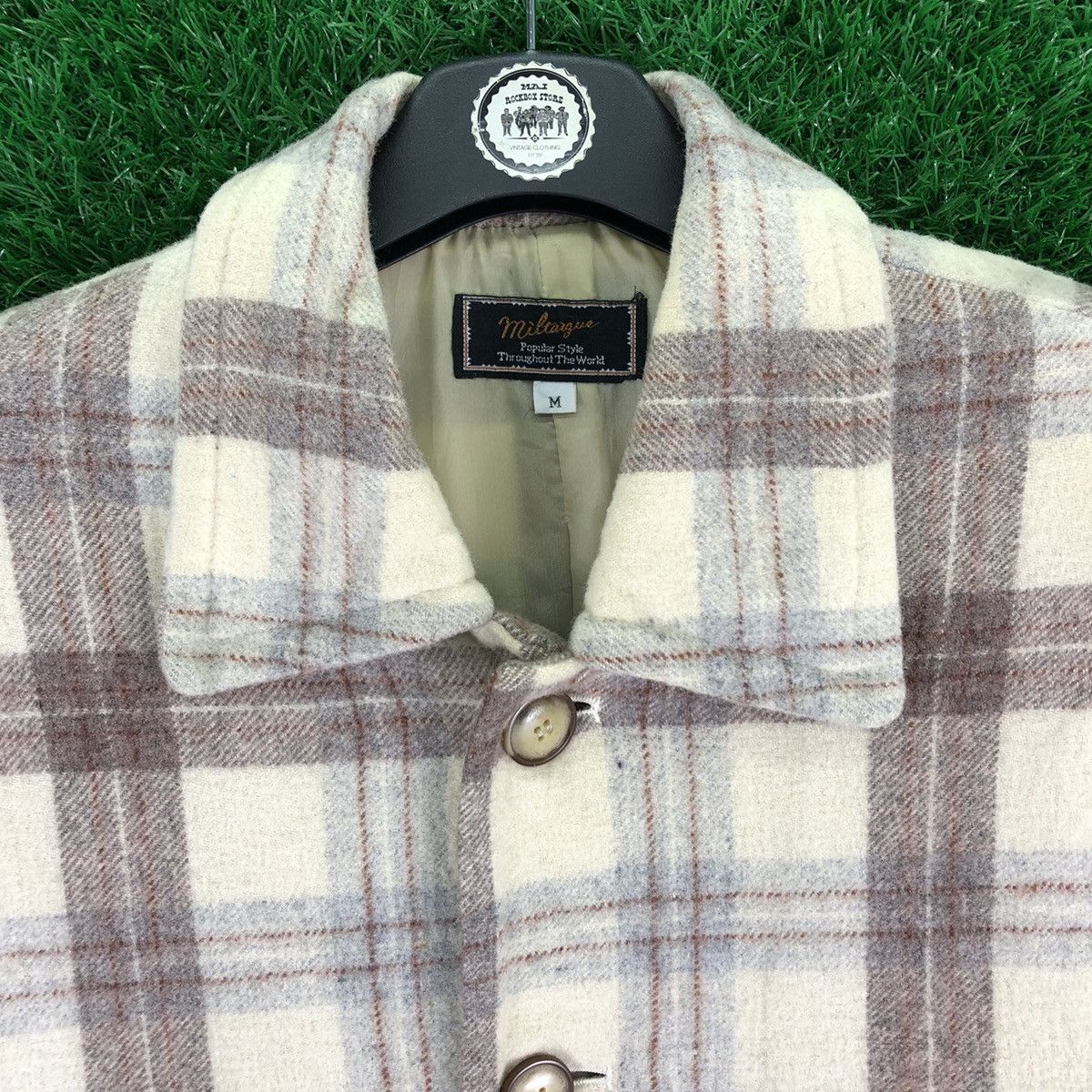 Japanese Brand × Vintage Vintage 90's Wool Jacket Women by Miltargue Size M / US 6-8 / IT 42-44 - 7 Thumbnail