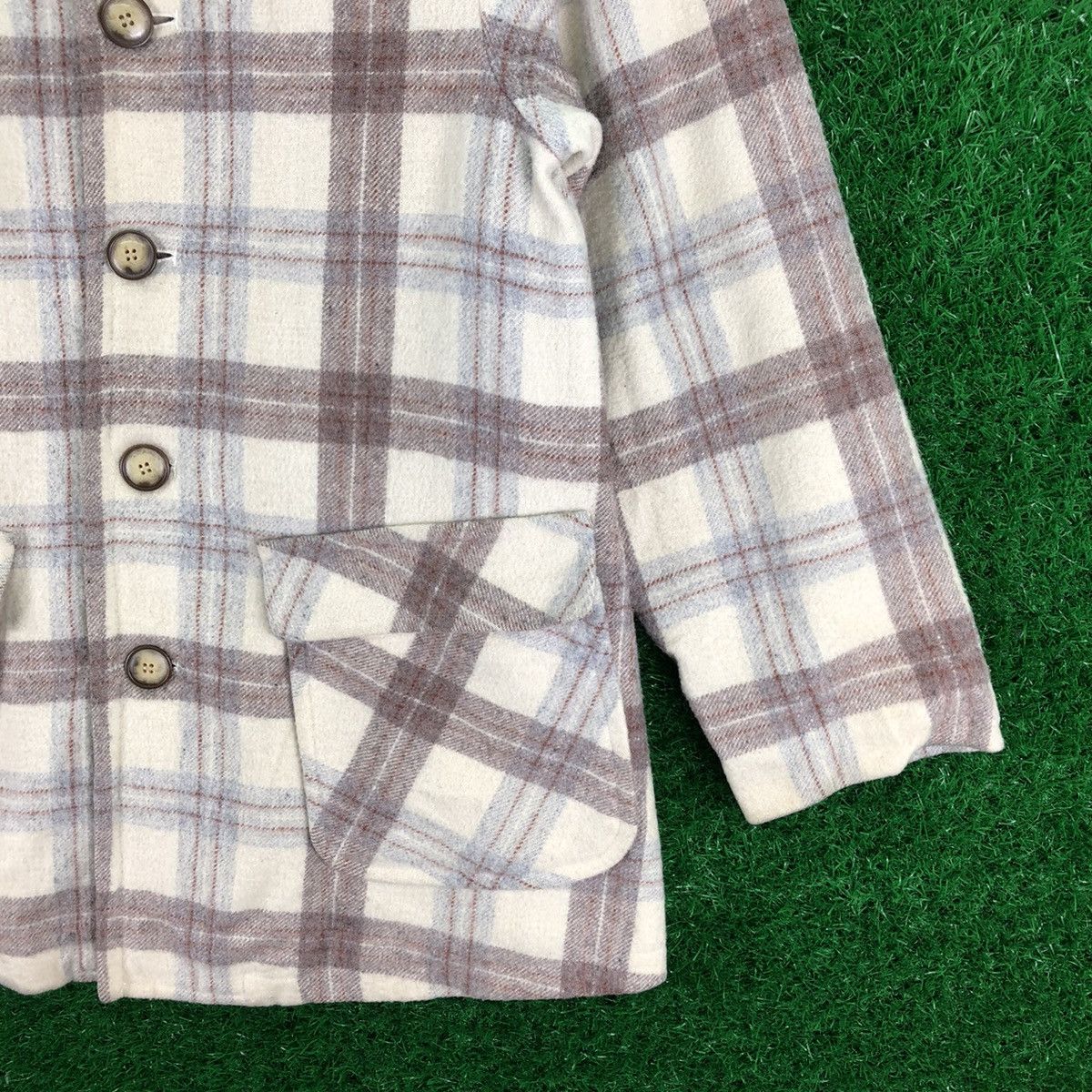 Japanese Brand × Vintage Vintage 90's Wool Jacket Women by Miltargue Size M / US 6-8 / IT 42-44 - 3 Thumbnail