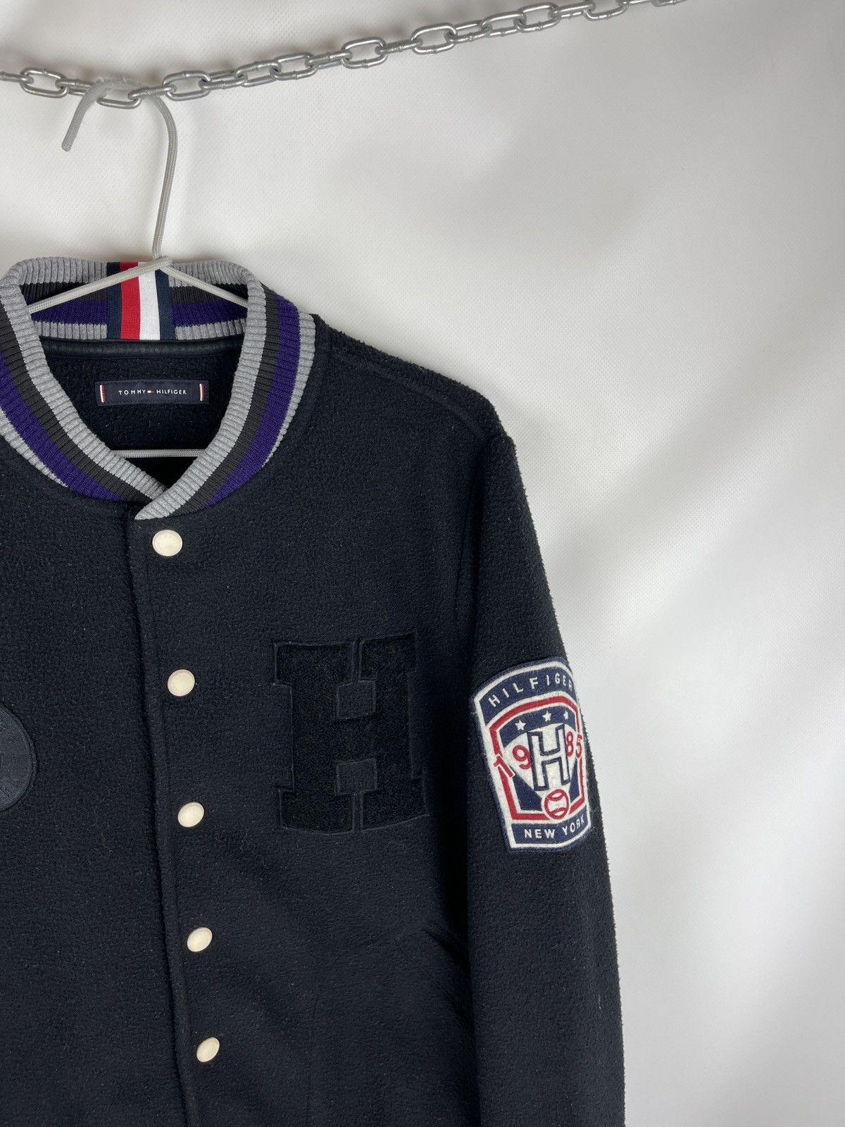 Tommy Hilfiger Tommy Hilfiger 1985 New York big logo fleece bomber jacket Size US S / EU 44-46 / 1 - 4 Thumbnail