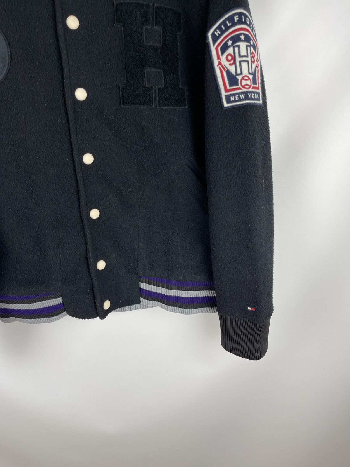 Tommy Hilfiger Tommy Hilfiger 1985 New York big logo fleece bomber jacket Size US S / EU 44-46 / 1 - 6 Thumbnail