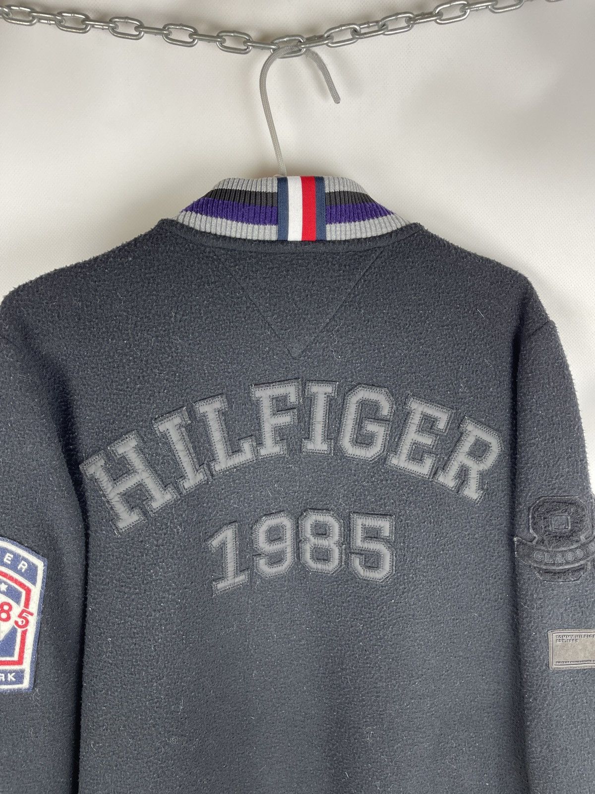 Tommy Hilfiger Tommy Hilfiger 1985 New York big logo fleece bomber jacket Size US S / EU 44-46 / 1 - 16 Thumbnail