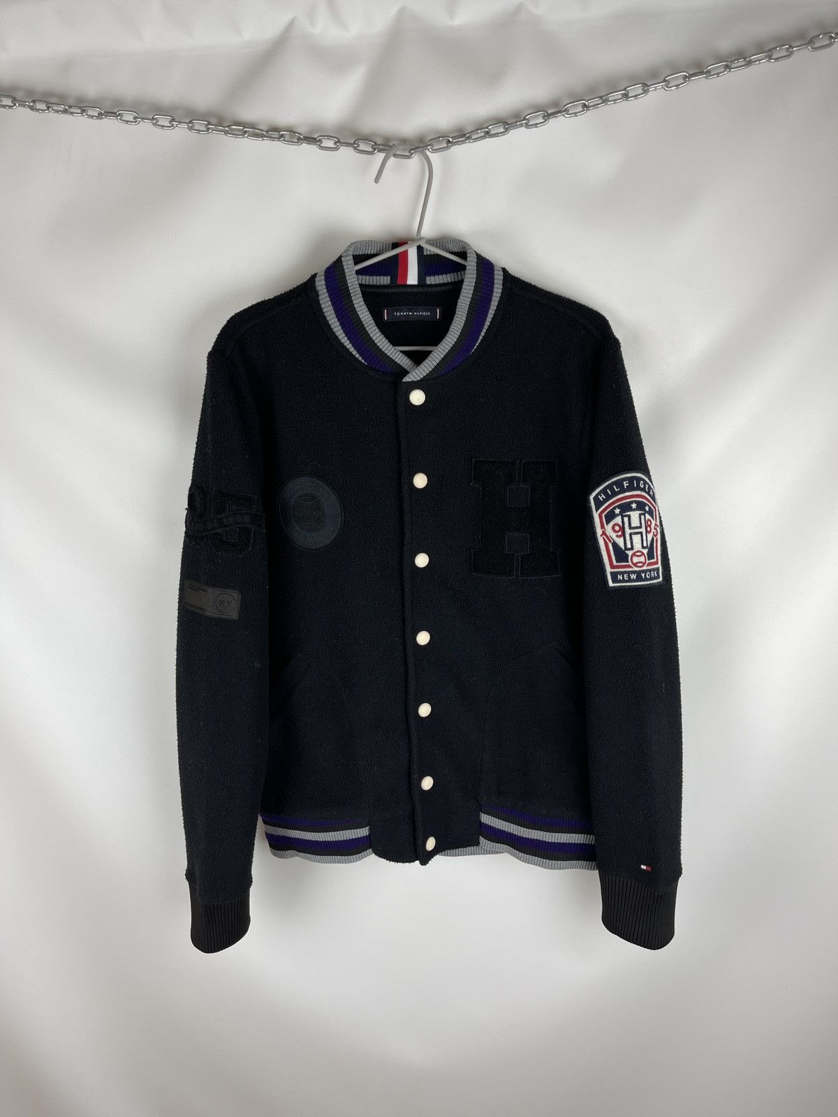Tommy Hilfiger Tommy Hilfiger 1985 New York big logo fleece bomber jacket Size US S / EU 44-46 / 1 - 1 Thumbnail