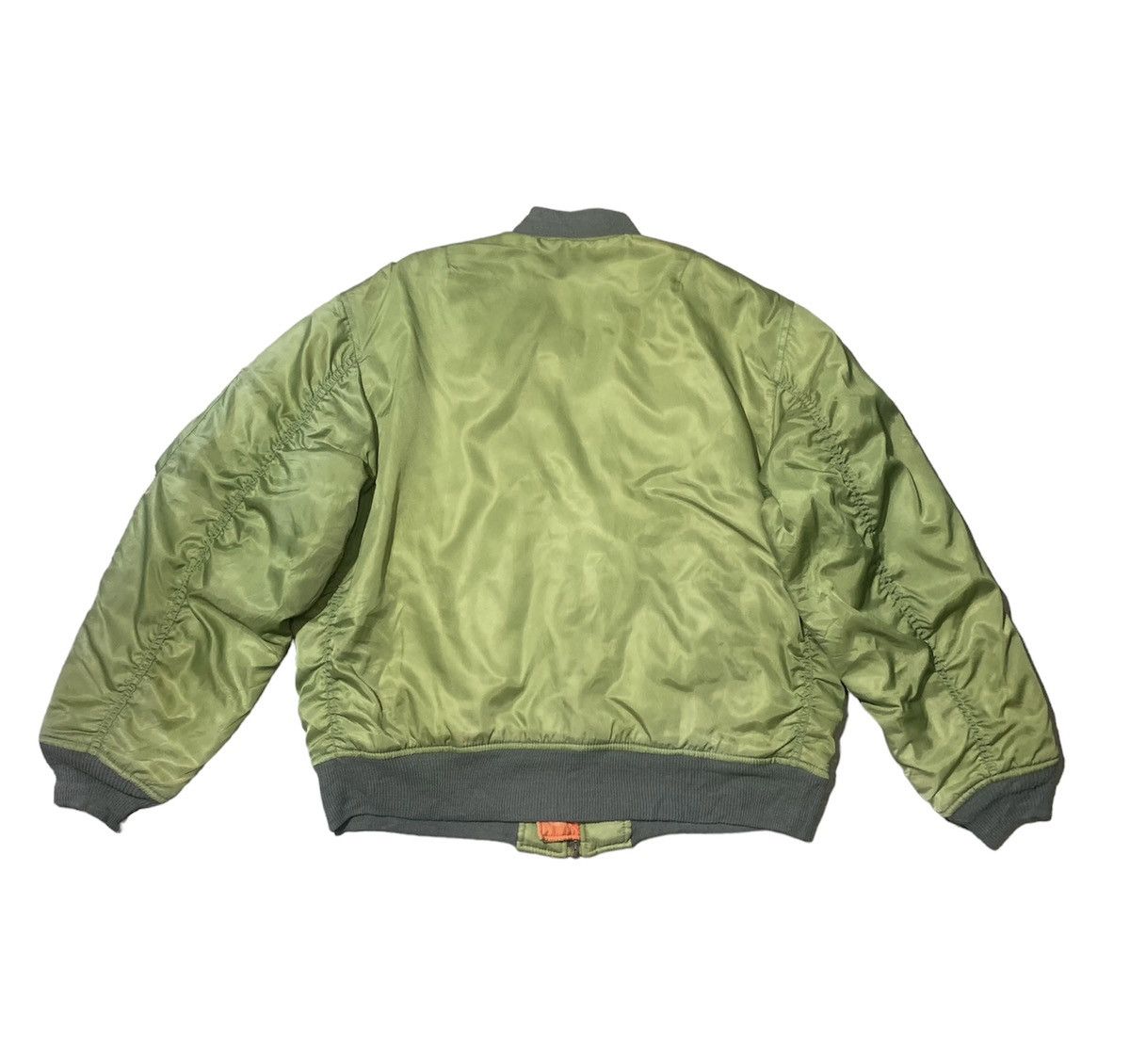 Japanese Brand Trashed Vintage 80s Uniqlo Bomber Jacket Sun Faded Size US L / EU 52-54 / 3 - 4 Thumbnail