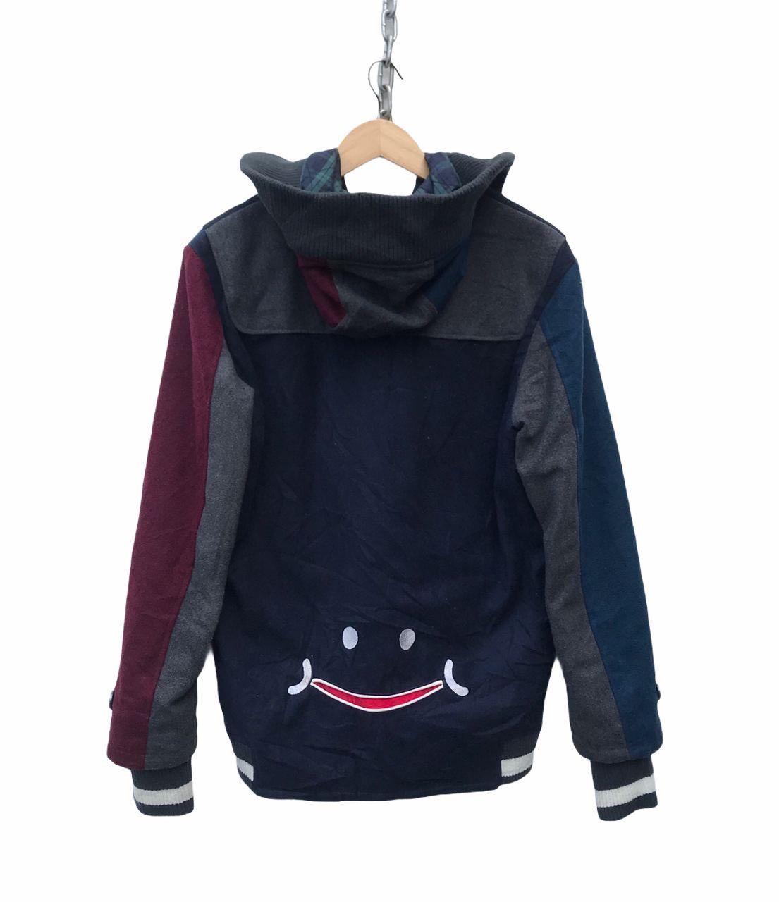 Japanese Brand Smile Hoodie Duffle Colourblock Streetwear Jacket Size US S / EU 44-46 / 1 - 3 Thumbnail