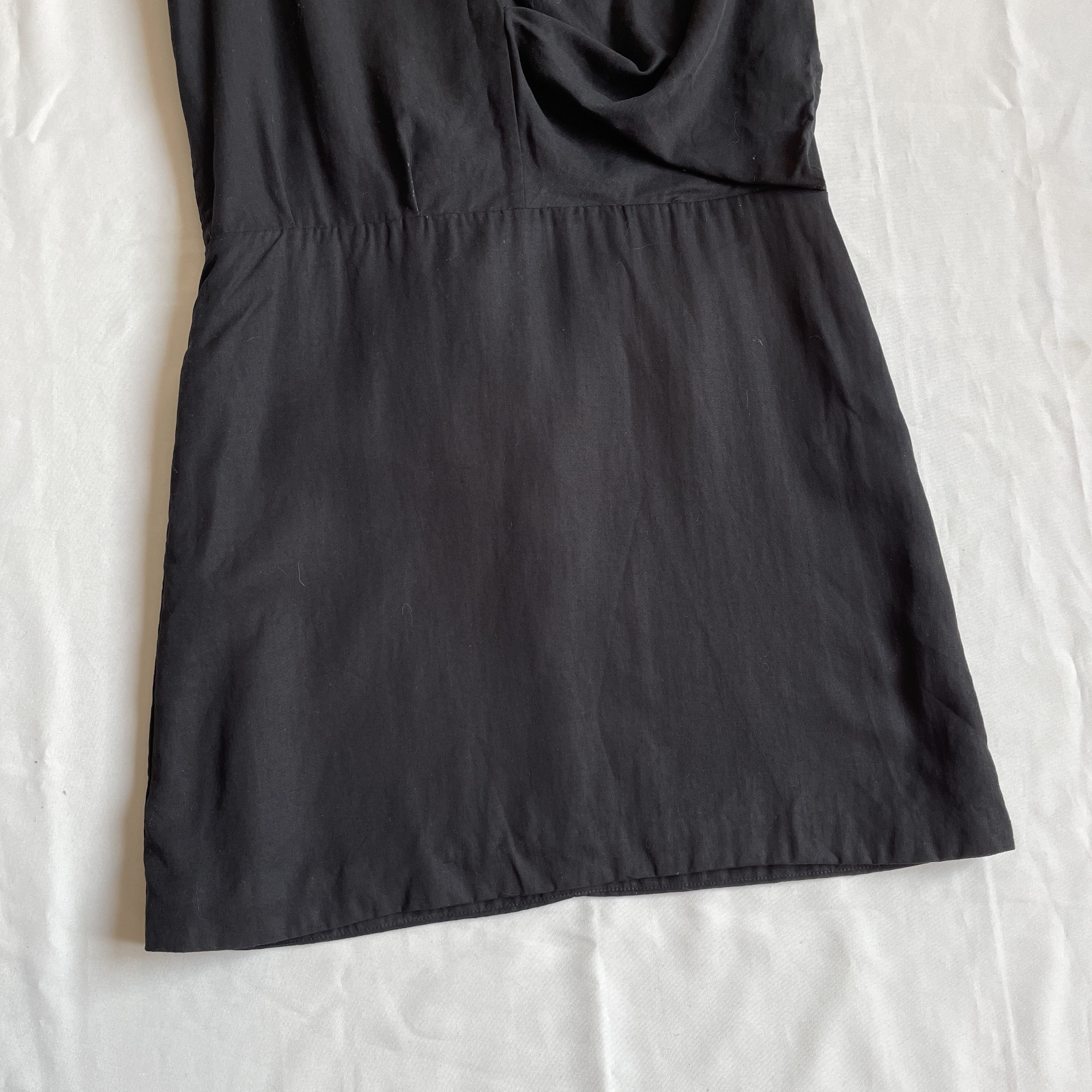 Acne Studios Acne Studios Twist Fluid Lyocell Black Dress Size 34 Size XXS / US 00 / IT 34 - 7 Thumbnail