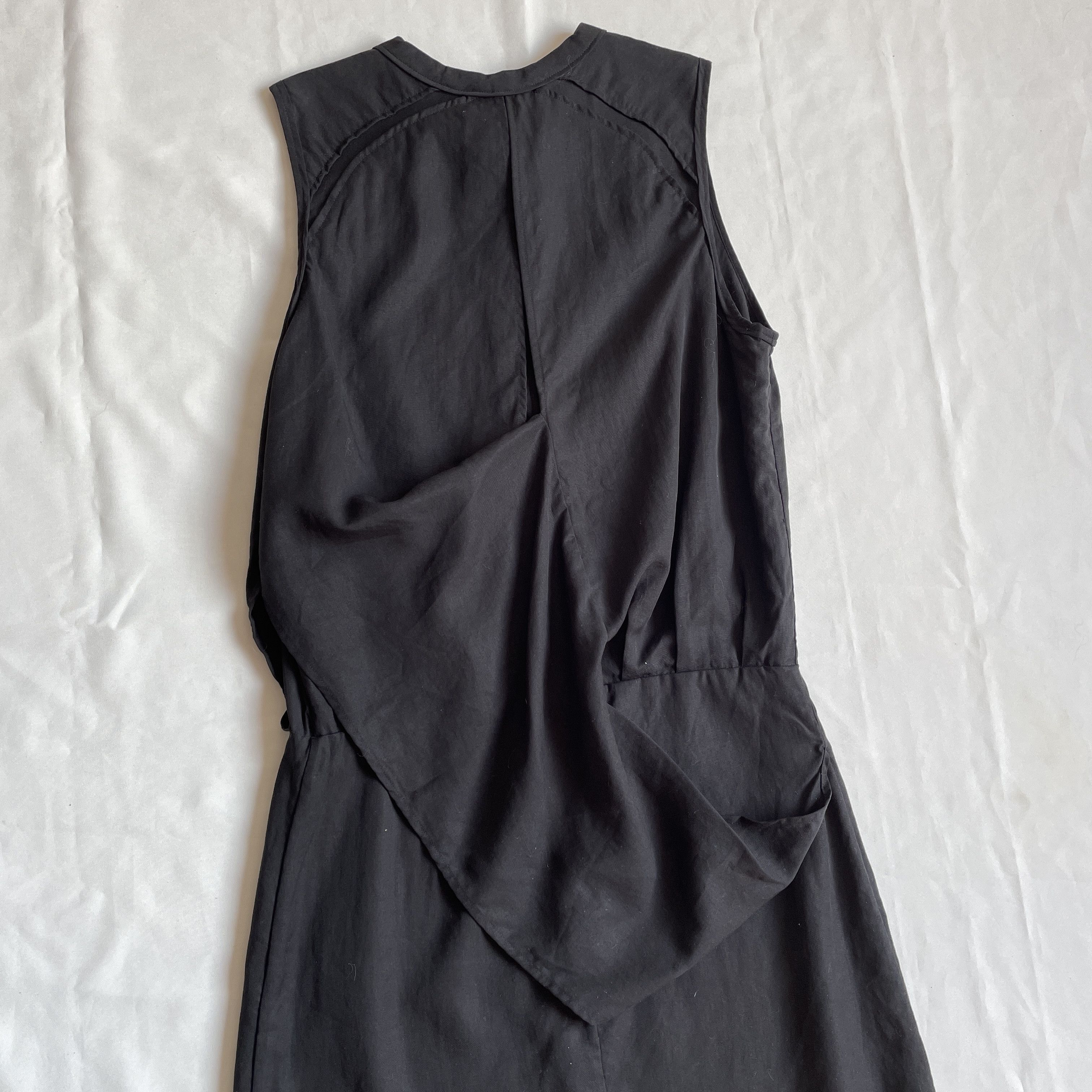 Acne Studios Acne Studios Twist Fluid Lyocell Black Dress Size 34 Size XXS / US 00 / IT 34 - 5 Thumbnail