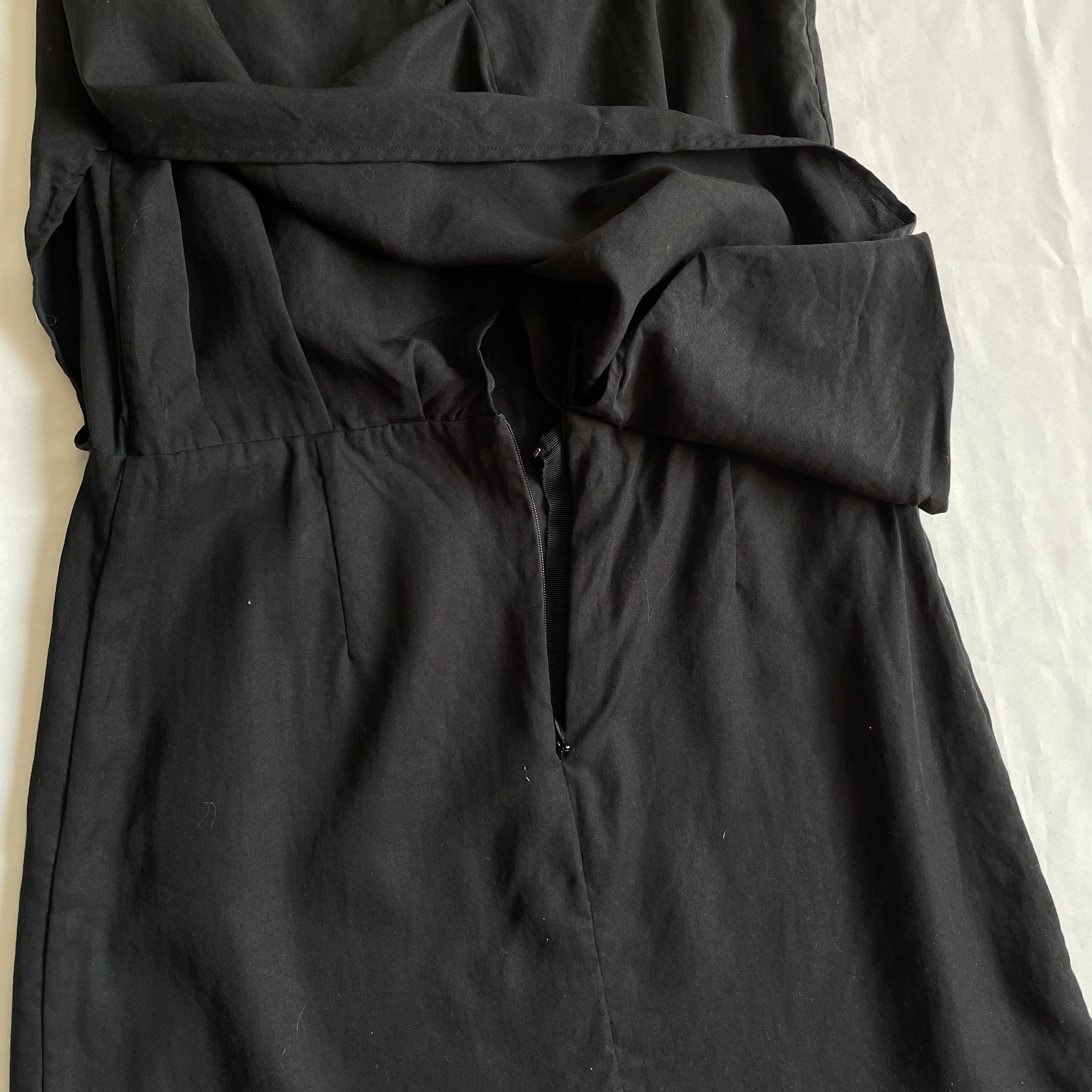 Acne Studios Acne Studios Twist Fluid Lyocell Black Dress Size 34 Size XXS / US 00 / IT 34 - 10 Thumbnail