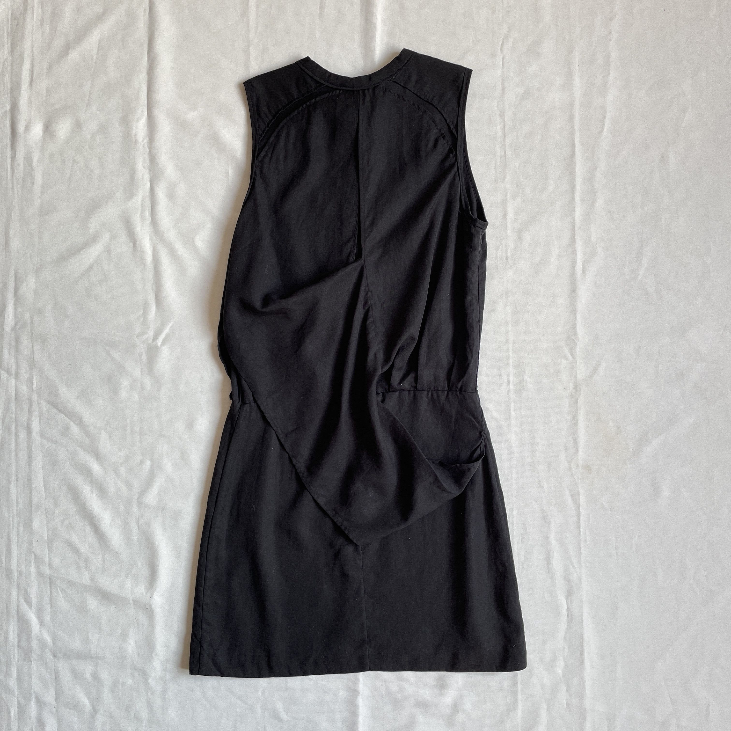 Acne Studios Acne Studios Twist Fluid Lyocell Black Dress Size 34 Size XXS / US 00 / IT 34 - 2 Thumbnail