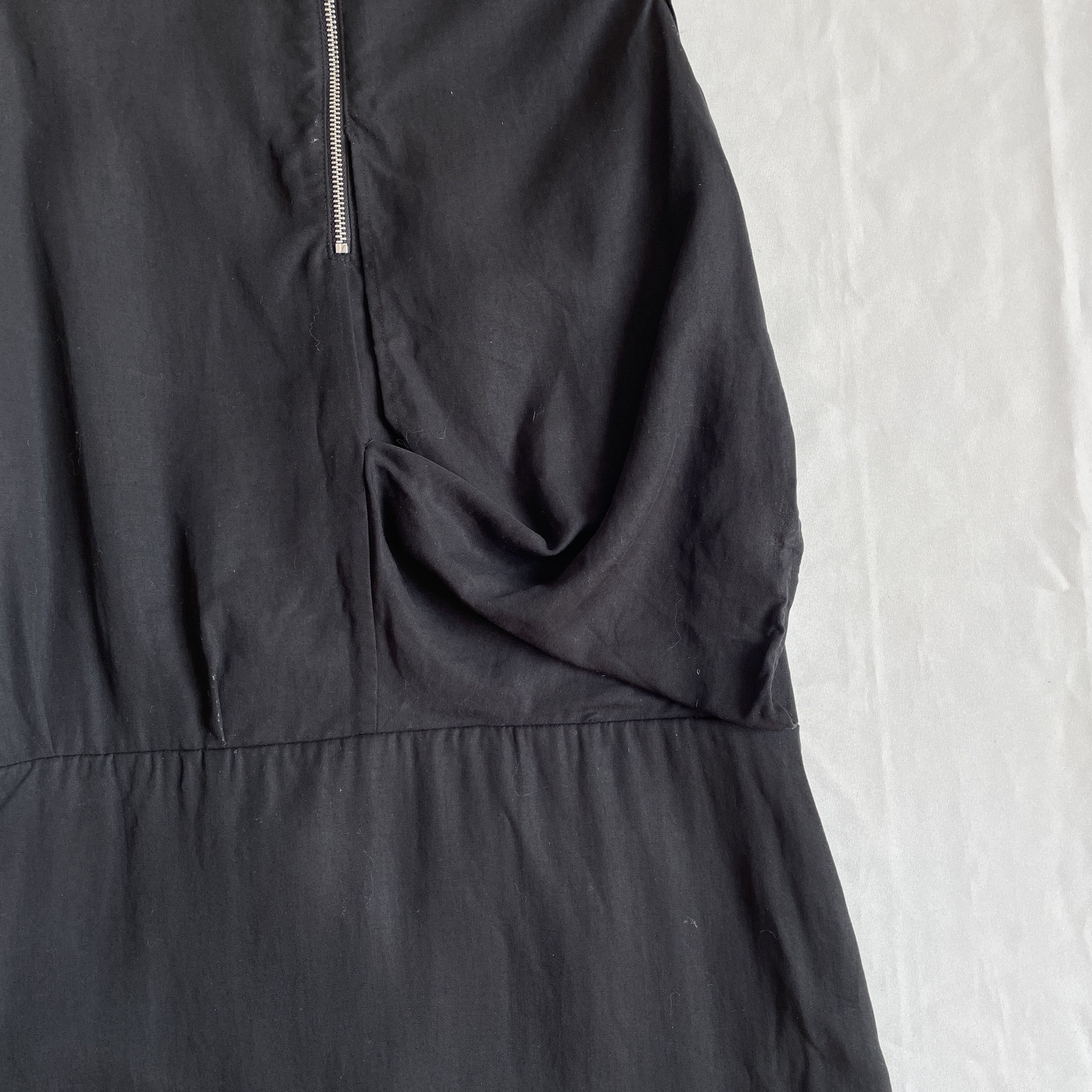 Acne Studios Acne Studios Twist Fluid Lyocell Black Dress Size 34 Size XXS / US 00 / IT 34 - 9 Thumbnail